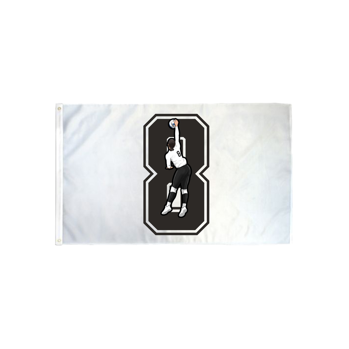 3x5 Flag — Number in Classic