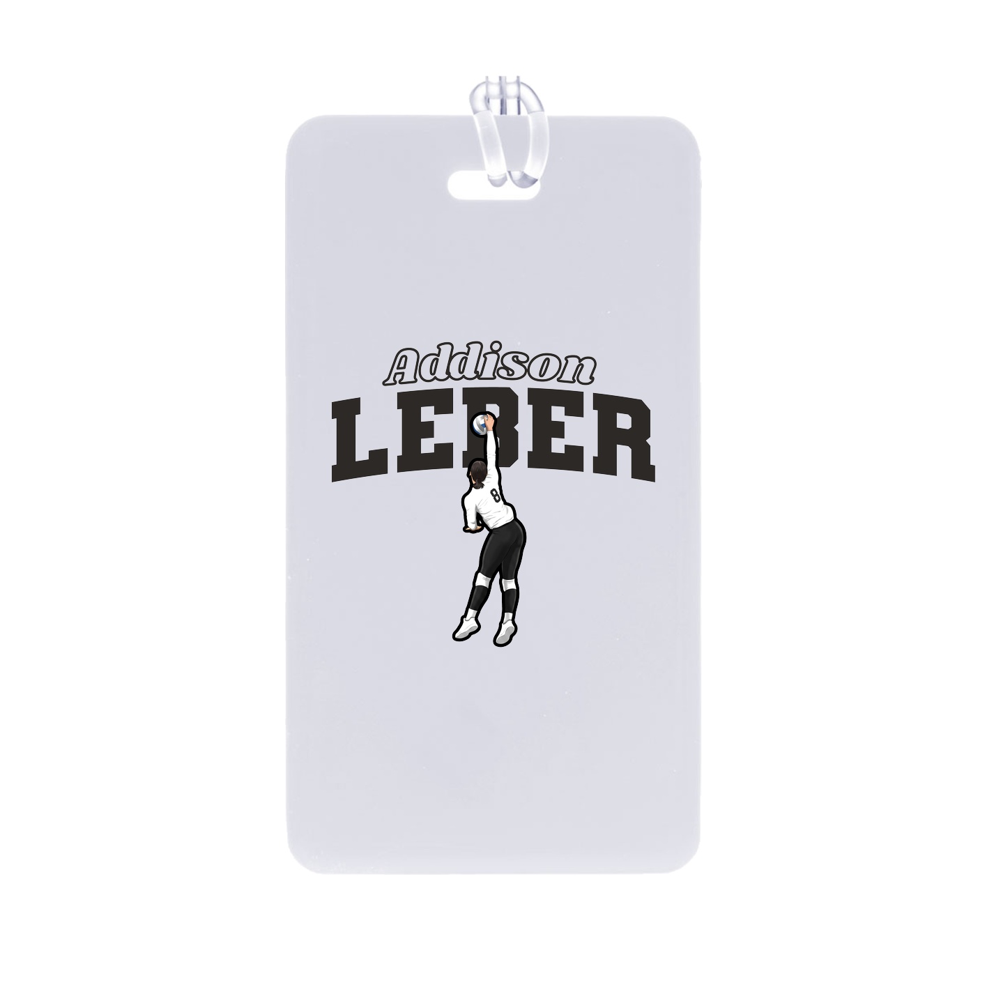 Bag Tag — Name Arch in Classic