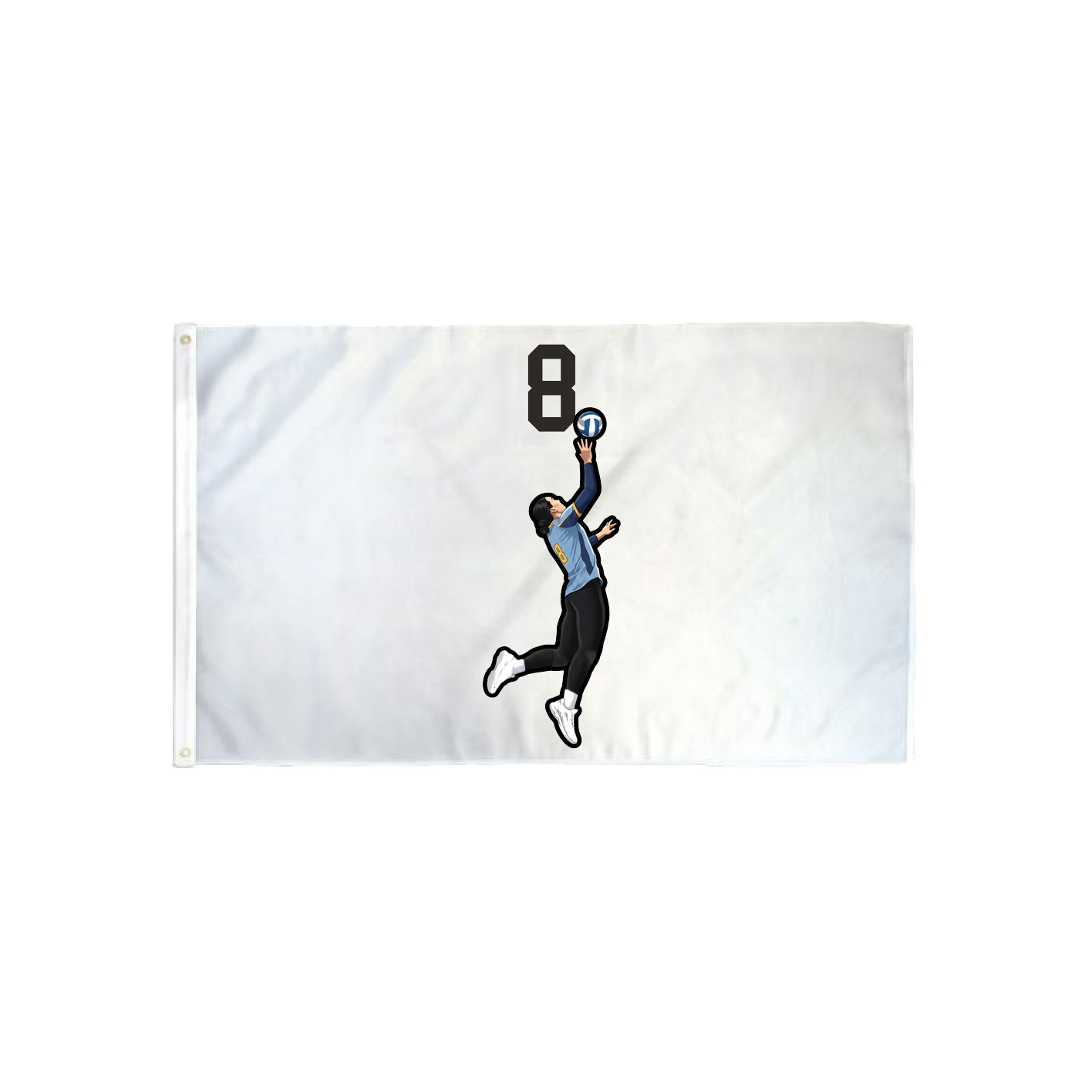 3x5 Flag — Number Top in Classic