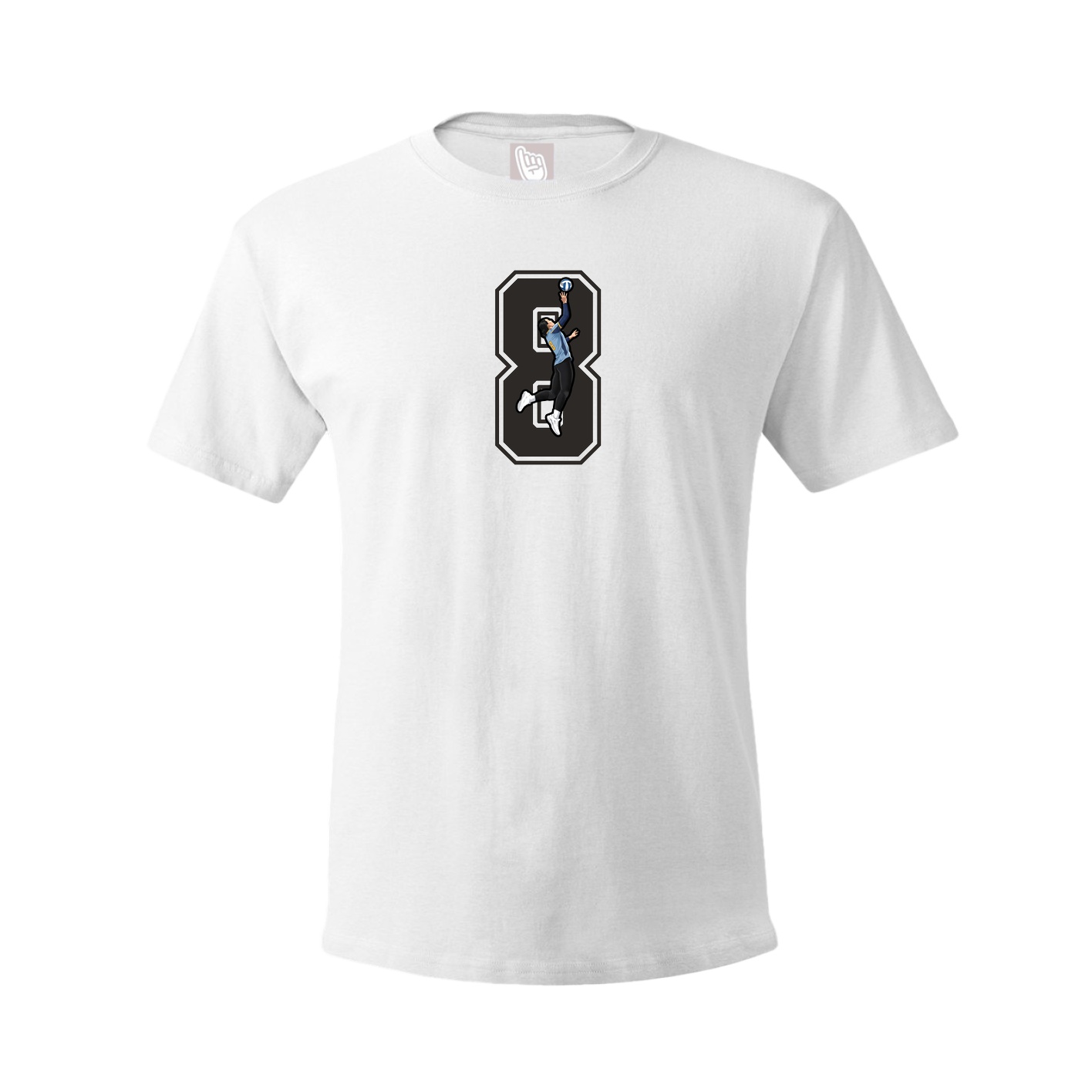 Tee — Number in White