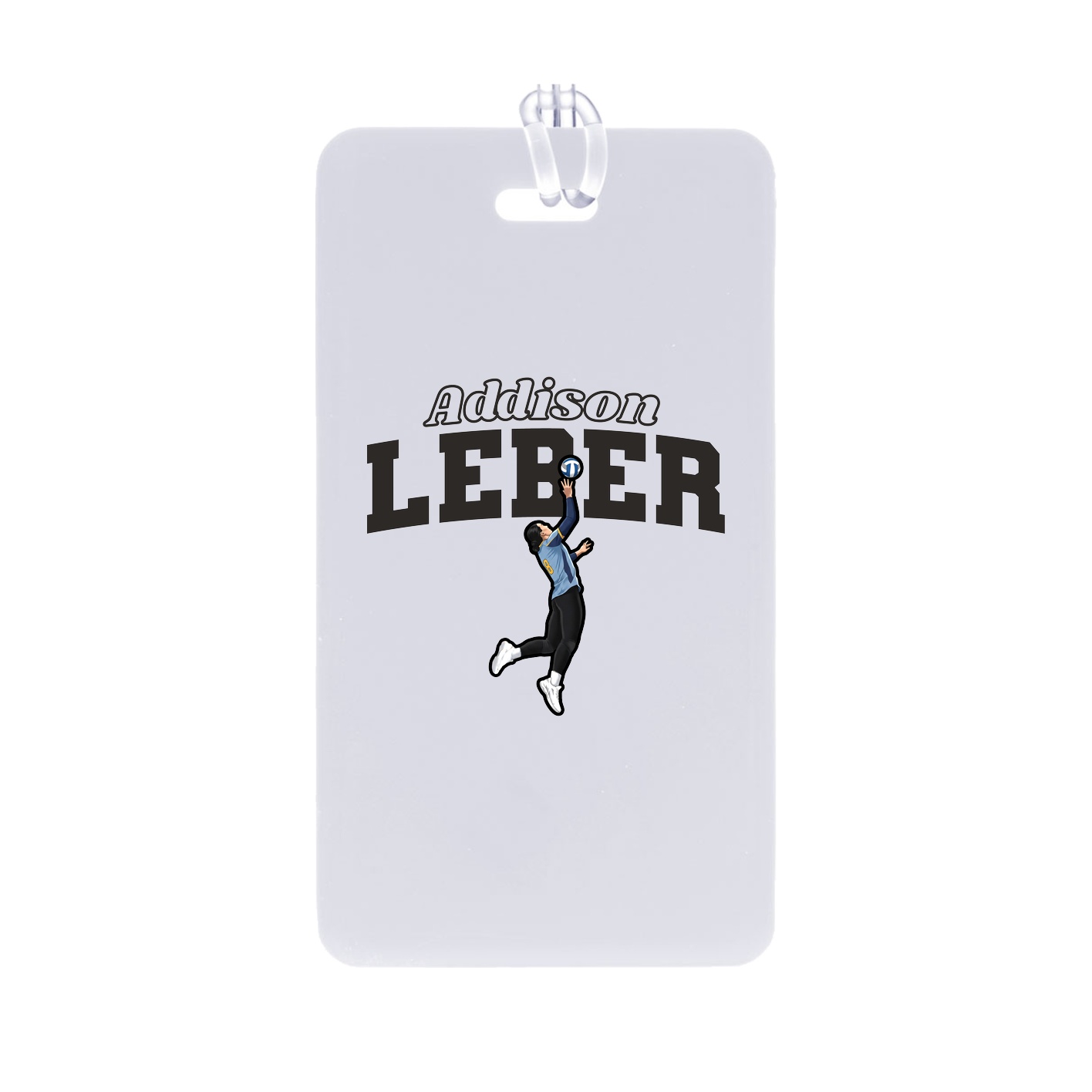 Bag Tag — Name Arch in Classic