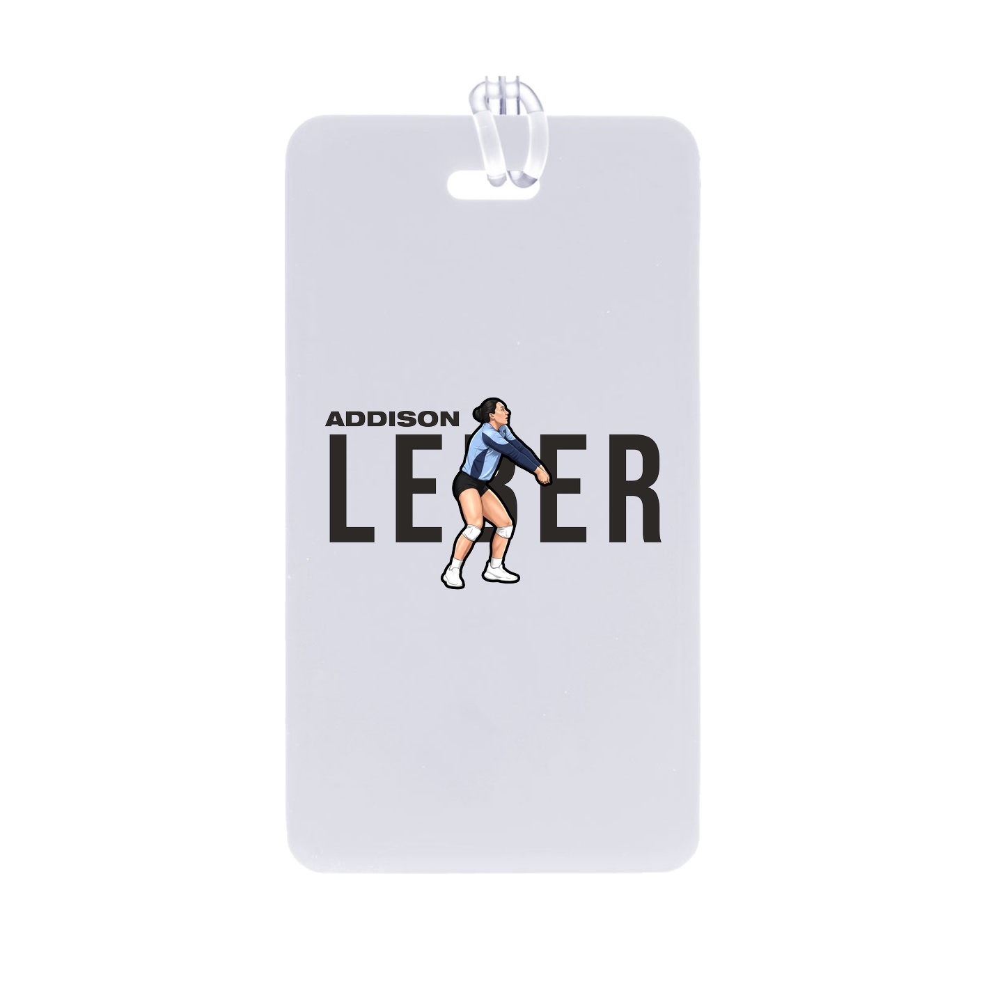 Bag Tag — Player Name in Classic