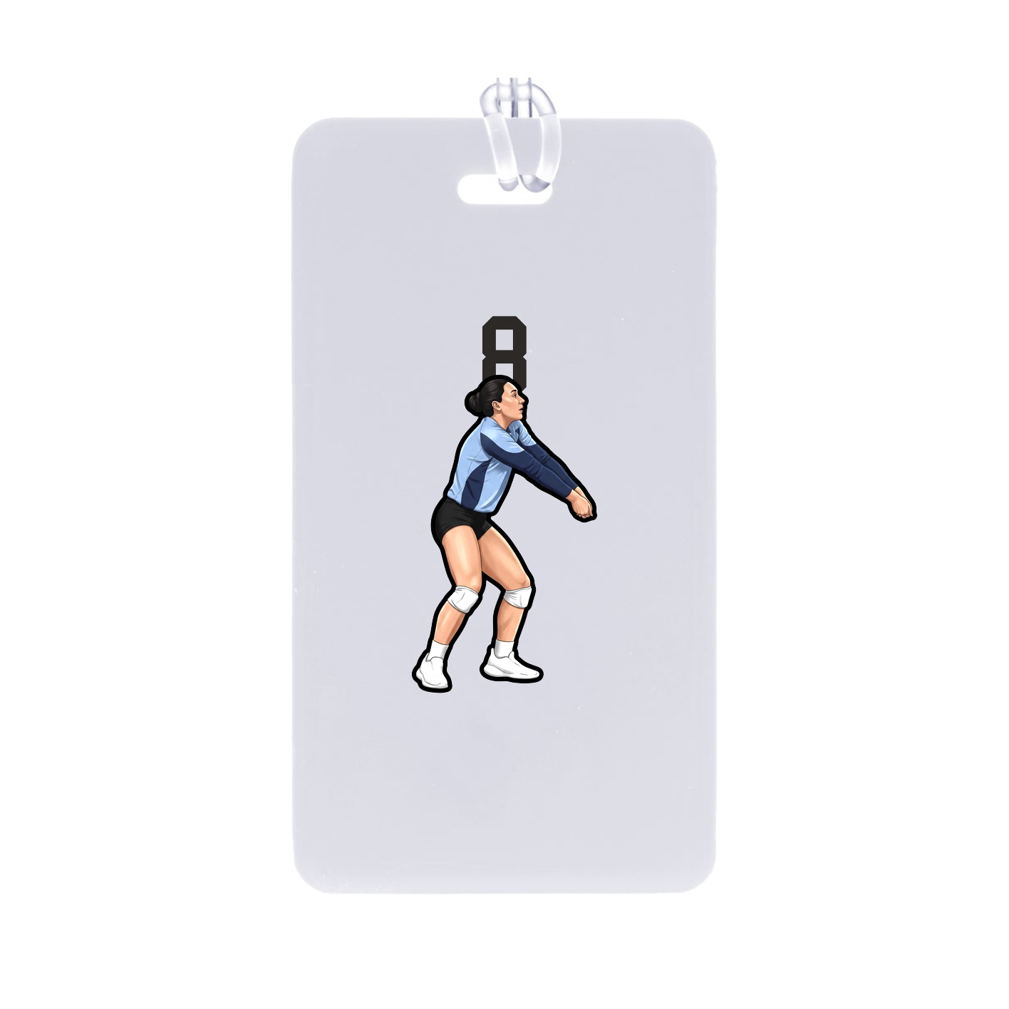 Bag Tag — Number Top in Classic