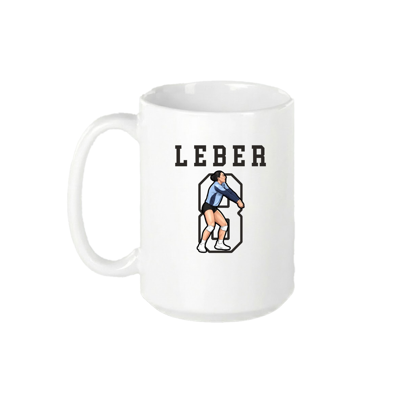 15oz Coffee Mug — Shirsey in White