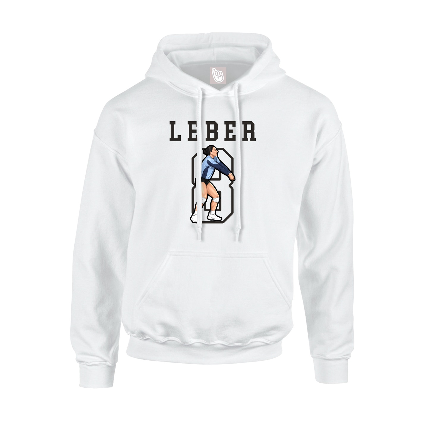 Hoodie — Shirsey in White