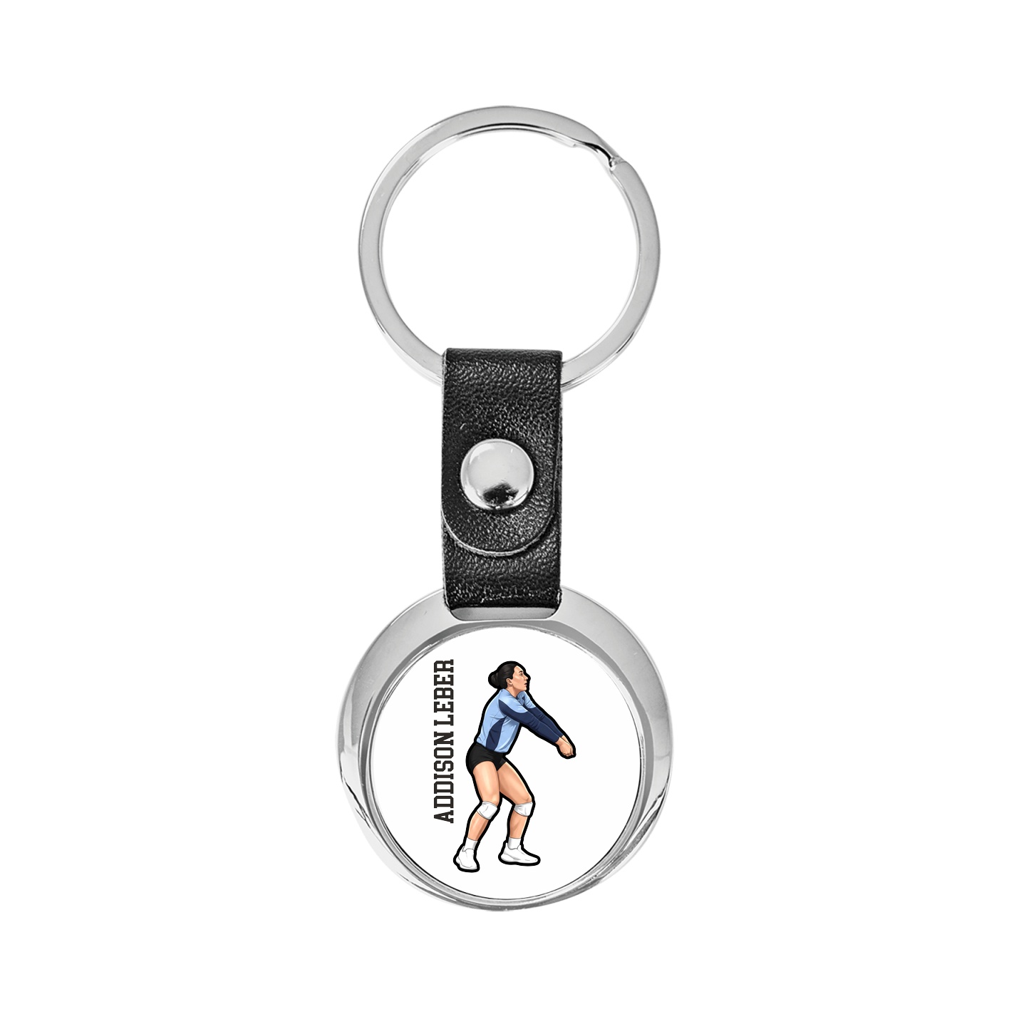 Key Chain — Name Vertical in Classic