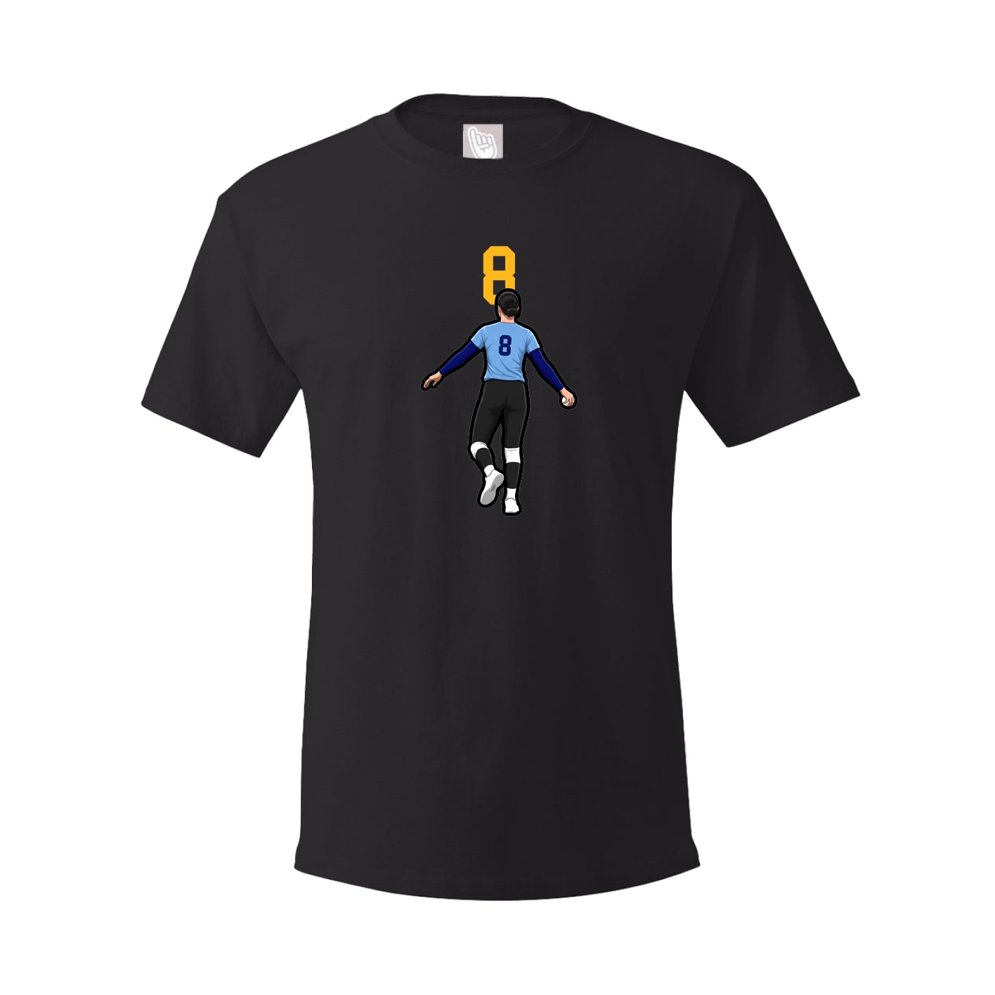 Tee — Number Top in Black