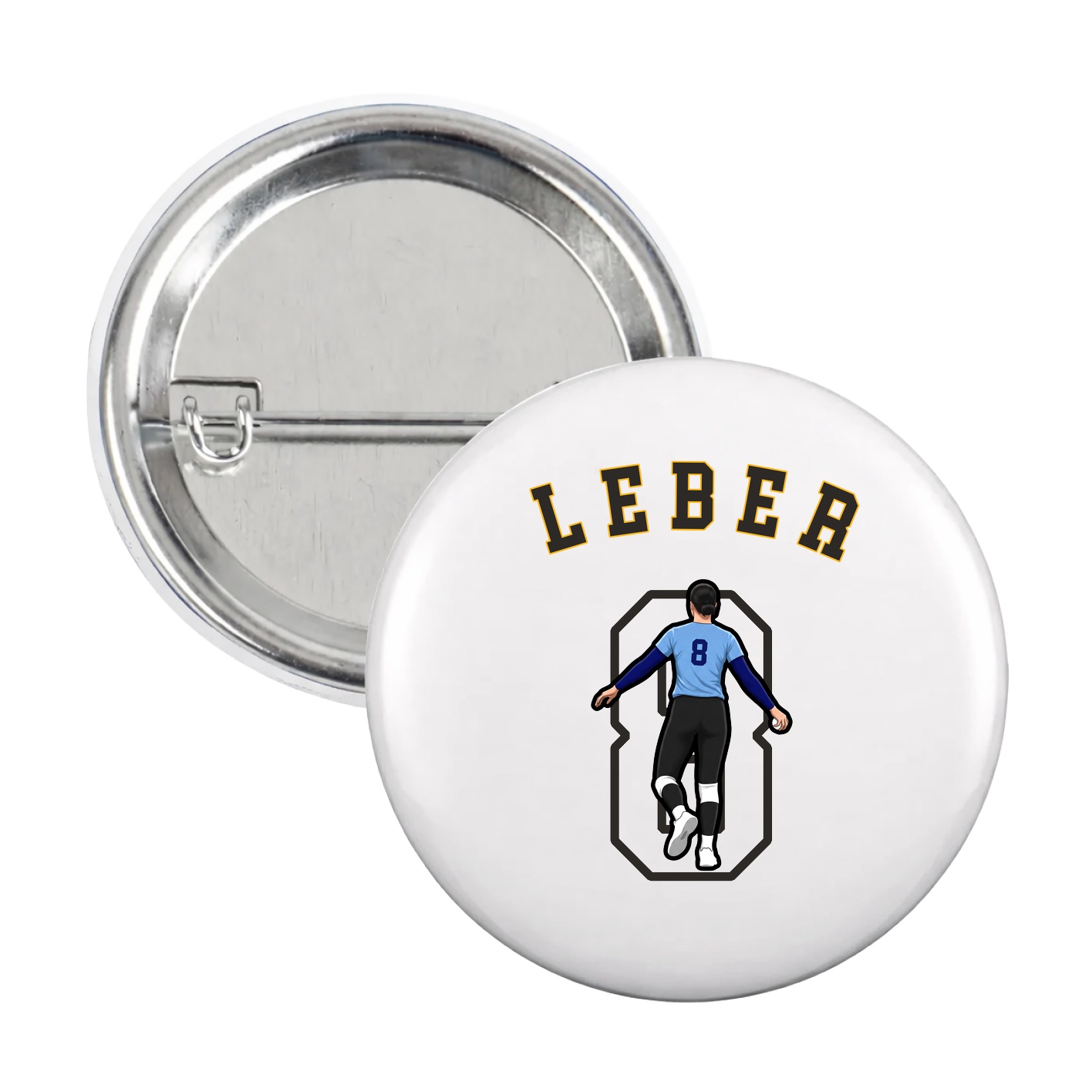 Game Day Button — Shirsey Arch in White