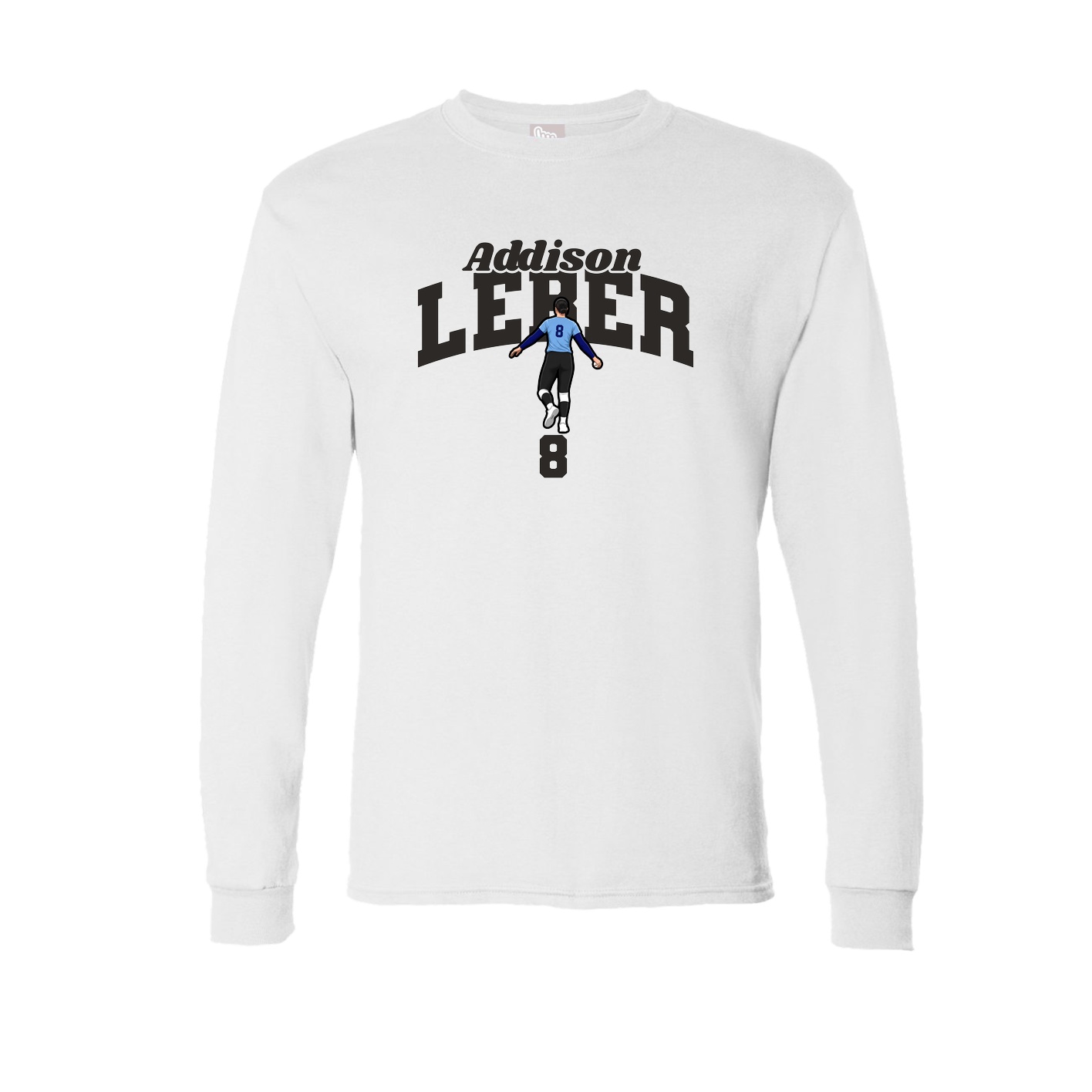 Long Sleeve Tee — Signature Arch in White