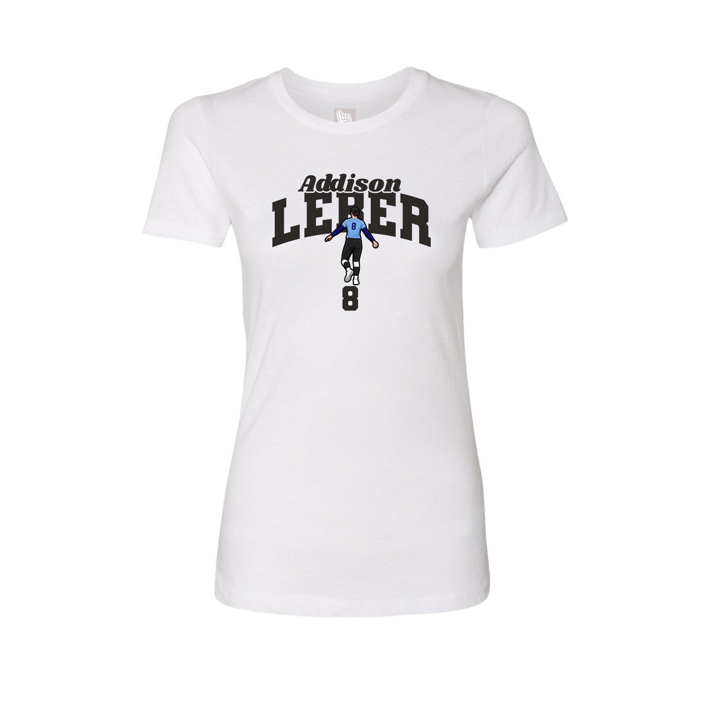 Womens Tee — Signature Arch in White