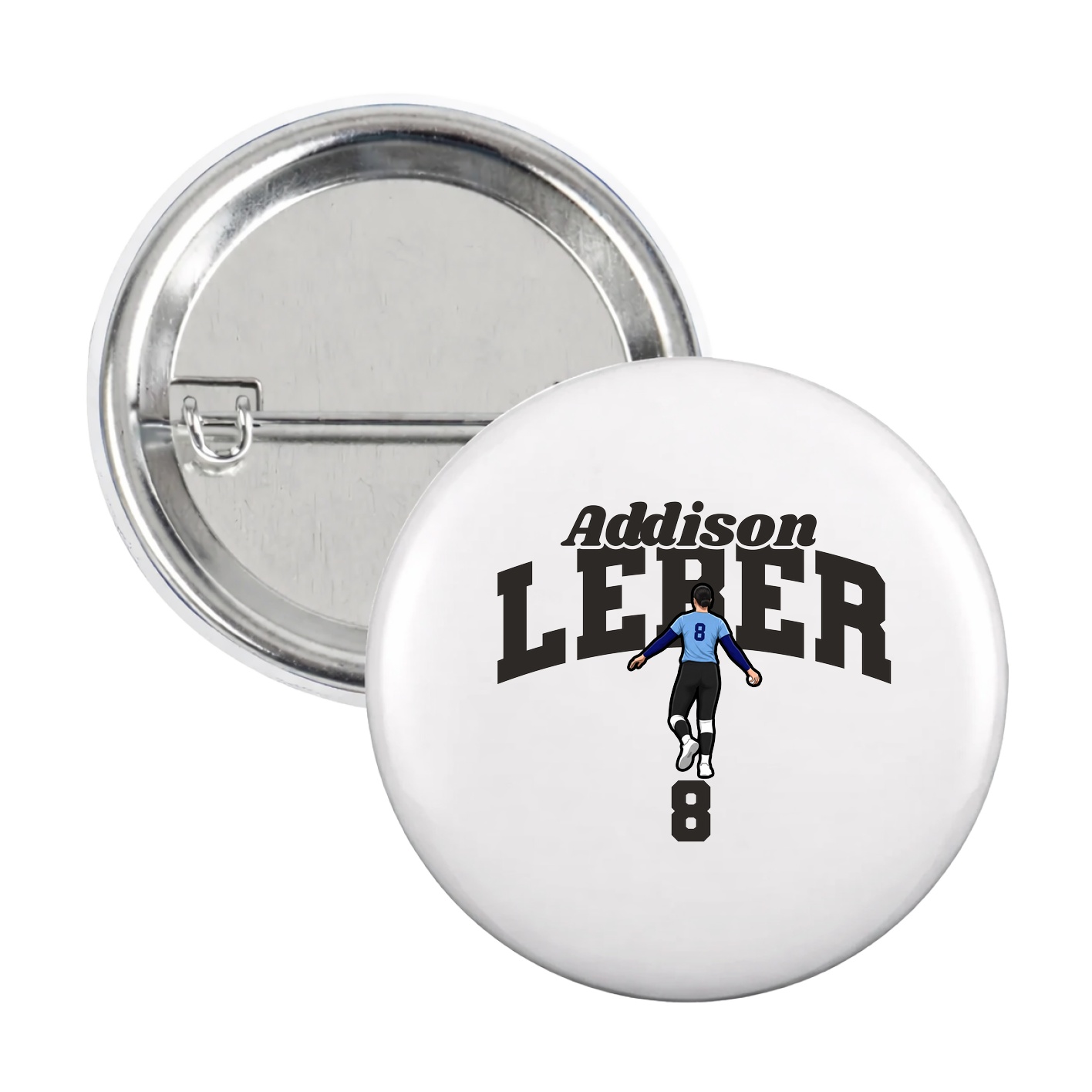Game Day Button — Signature Arch in White