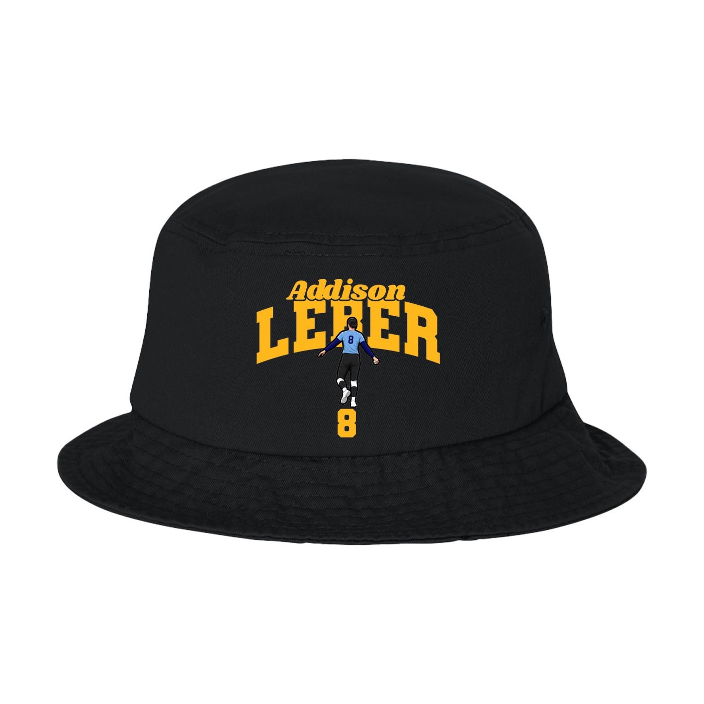 Bucket Cap — Signature Arch in Black