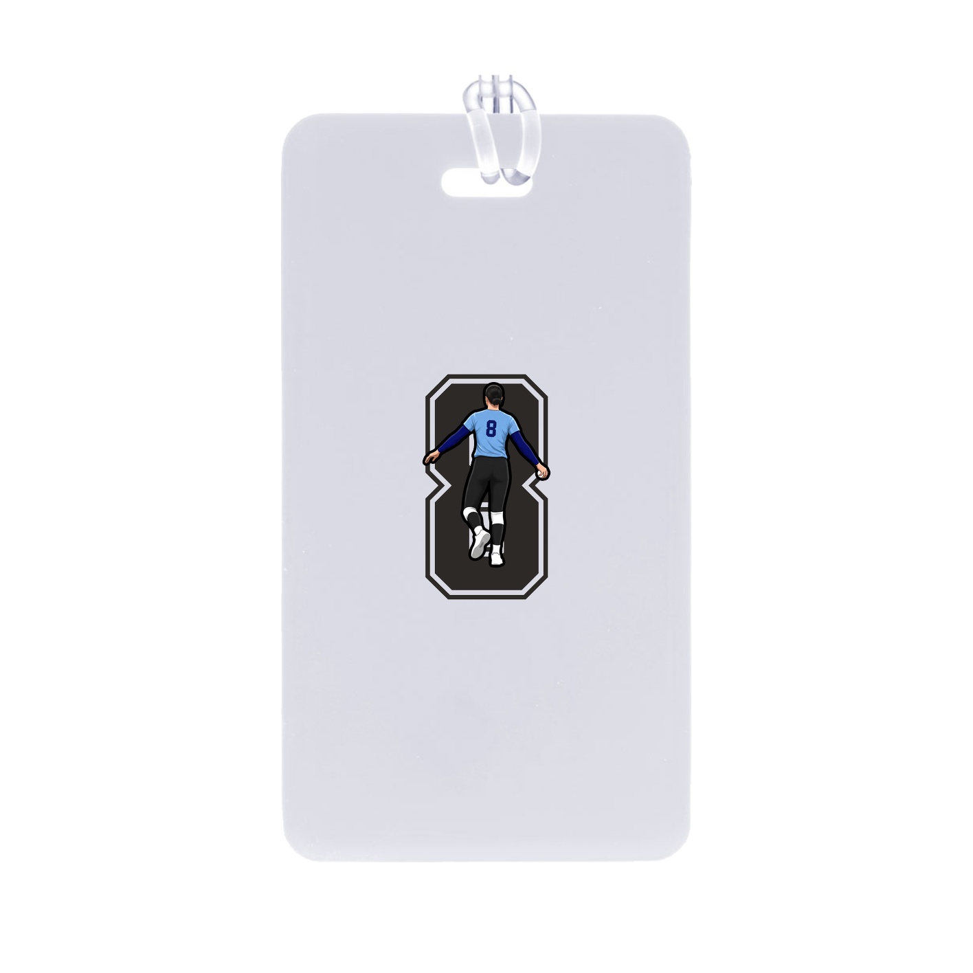 Bag Tag — Number in Classic
