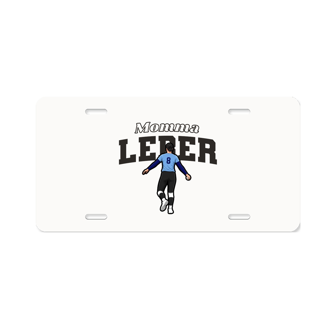 License Plate — Mothers Day Block in Classic