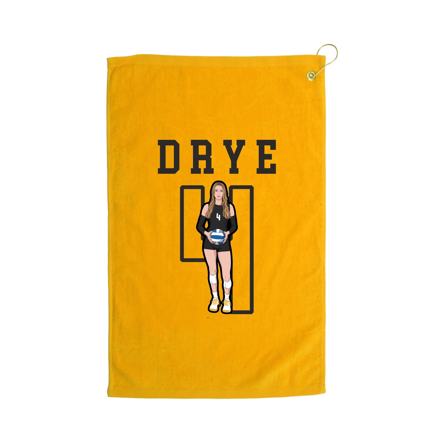 Golf Towel — Shirsey in Gold