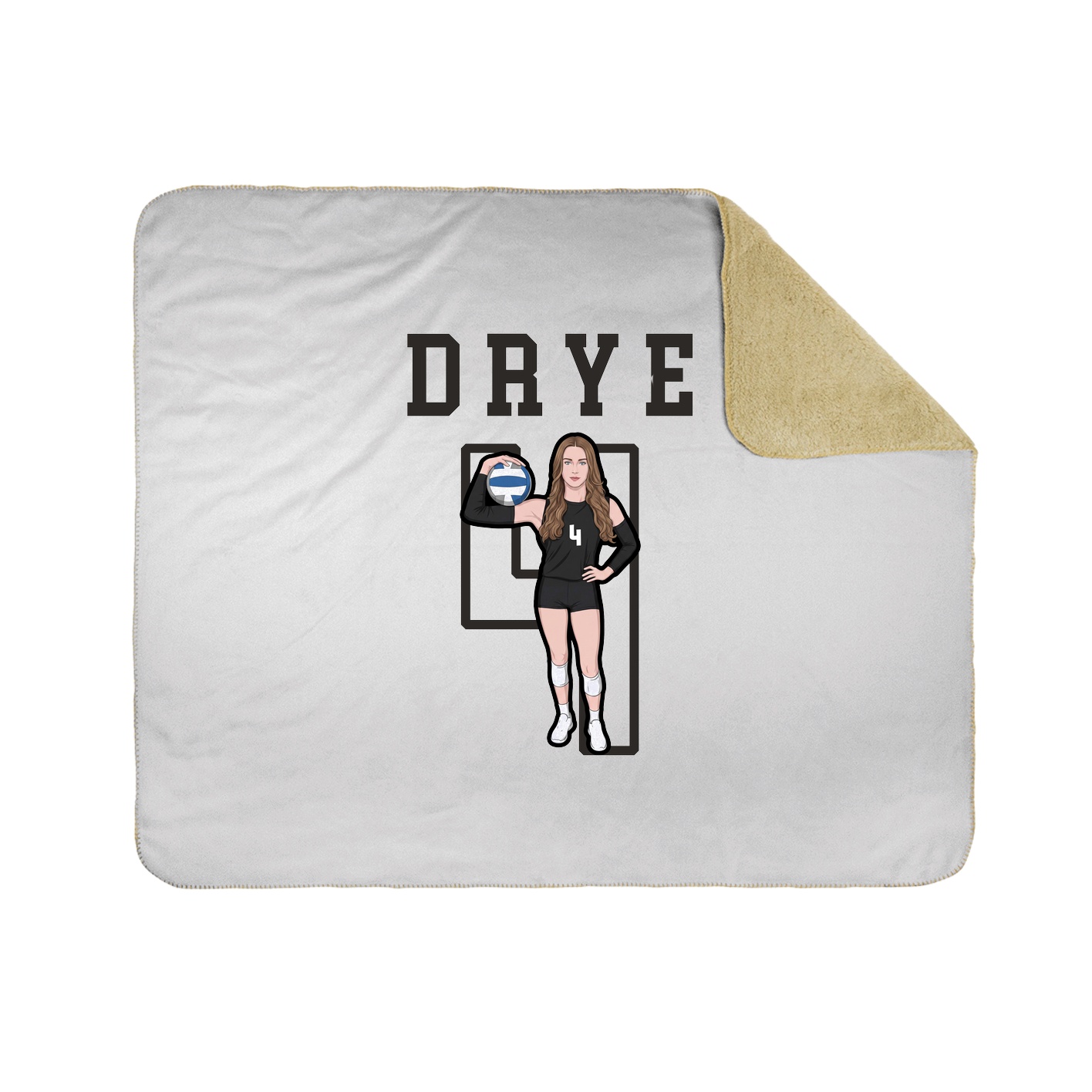 Throw Blanket — Shirsey in White