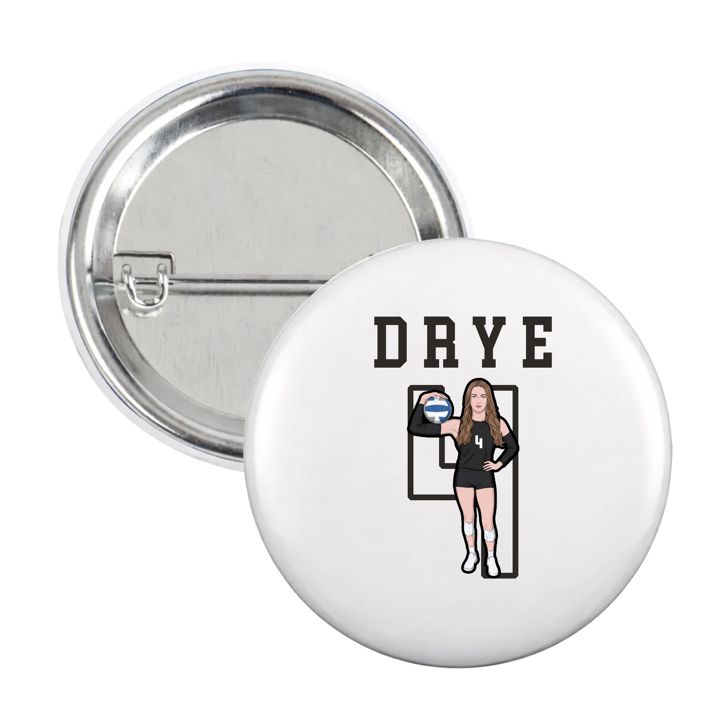 Game Day Button — Shirsey in White