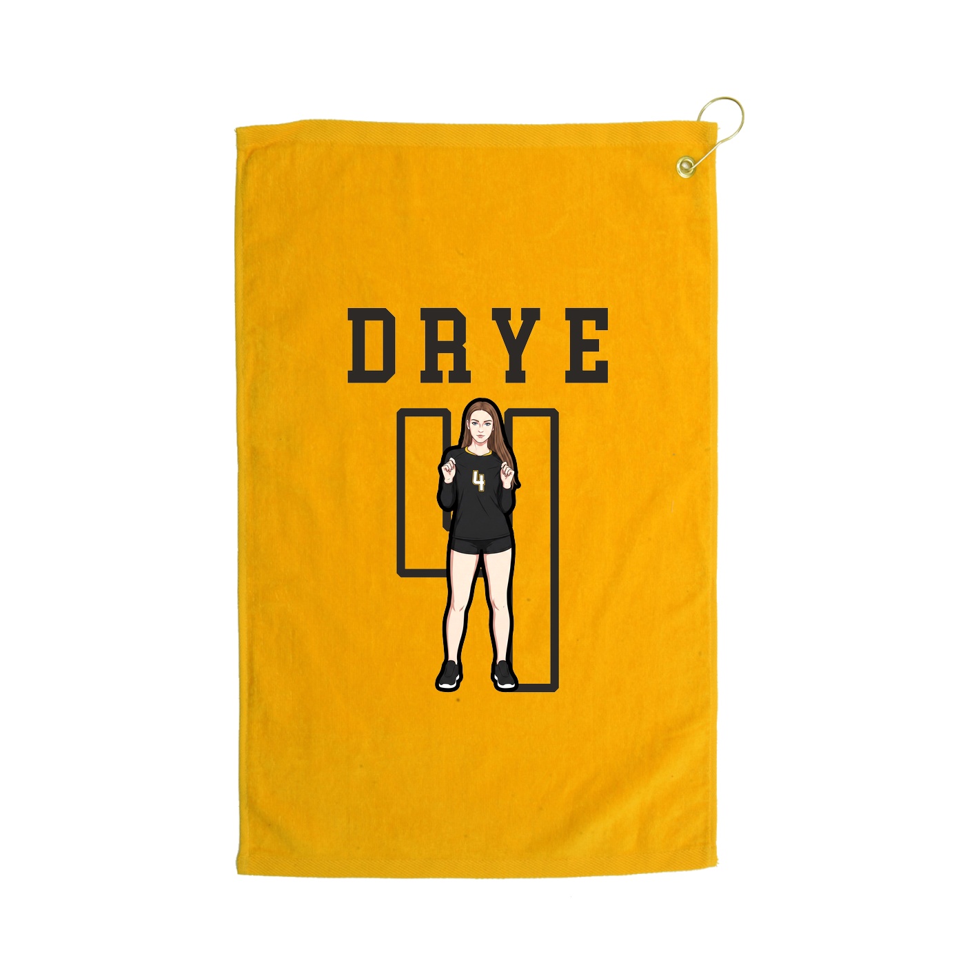 Golf Towel — Shirsey in Gold