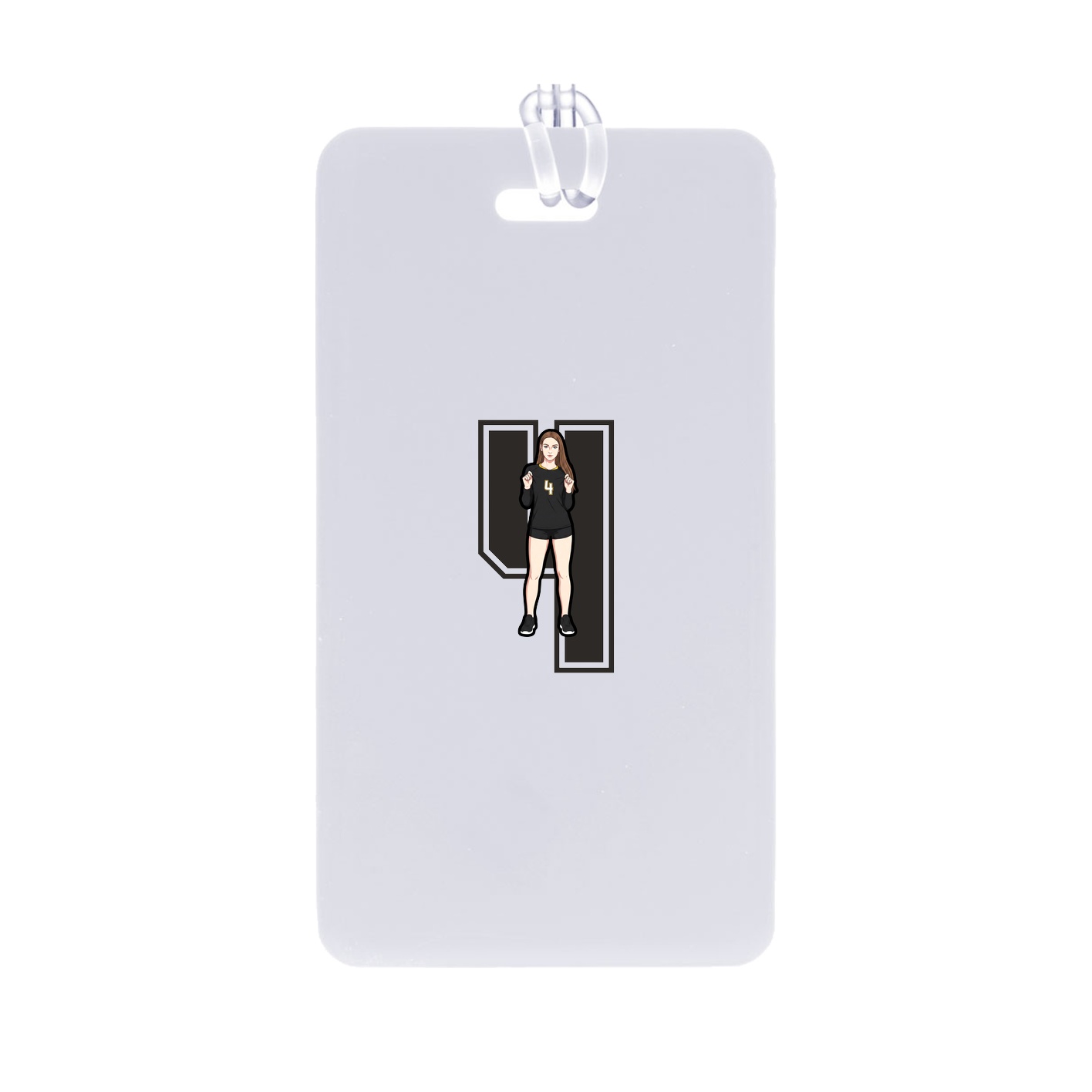 Bag Tag — Number in Classic