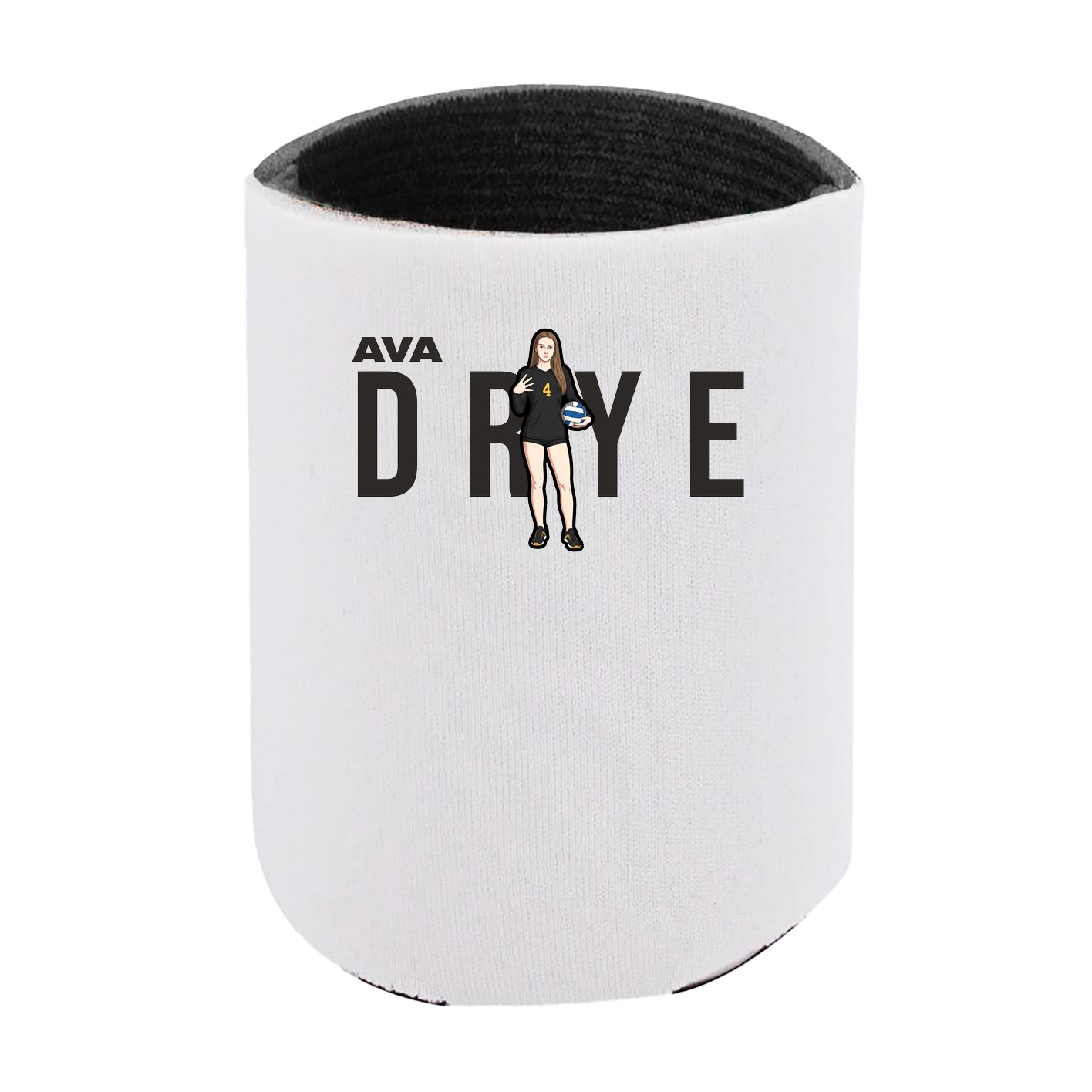Can Holder — Player Name in White