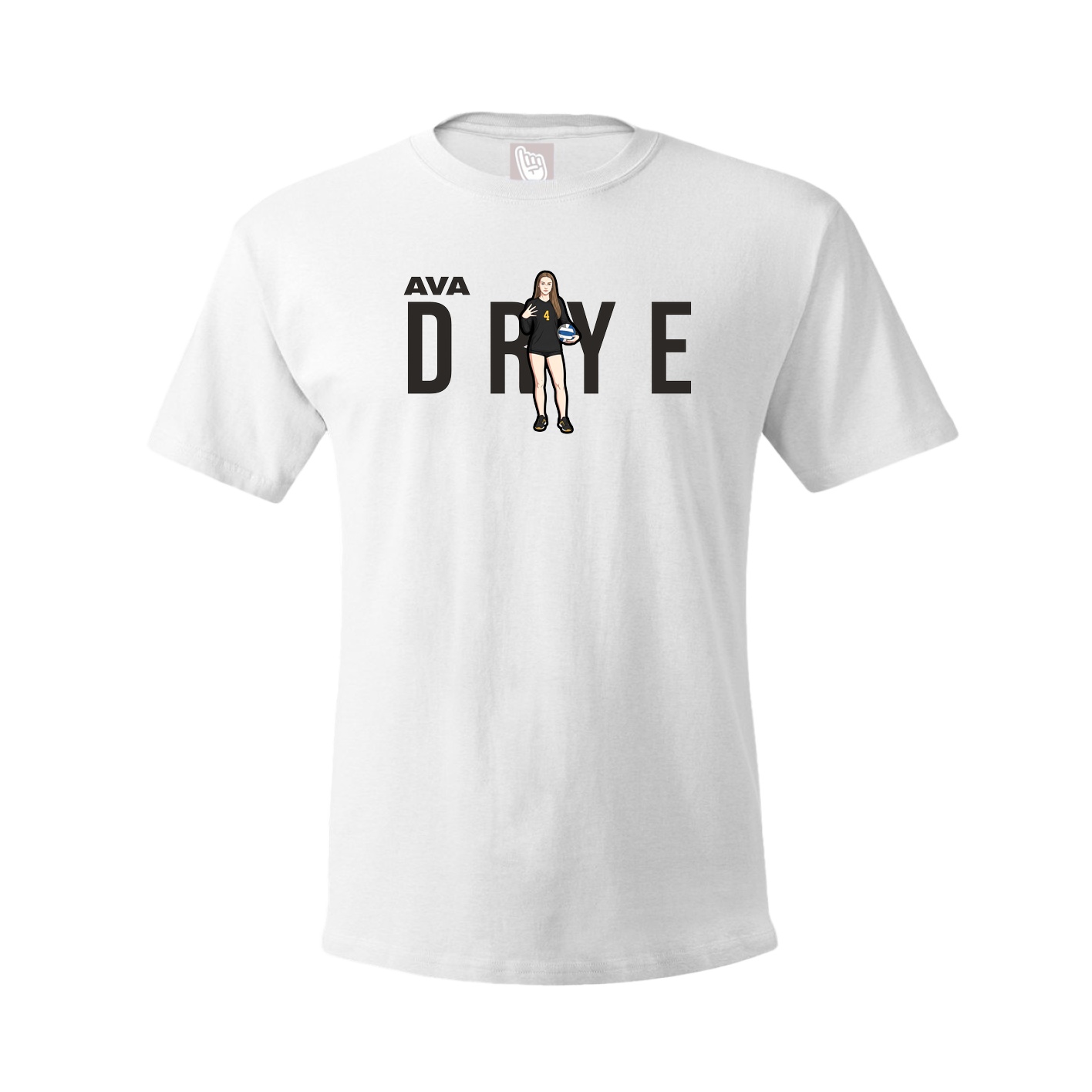 Tee — Player Name in White