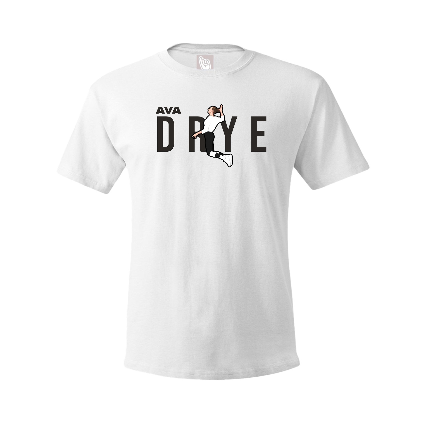 Youth Tee — Player Name in White