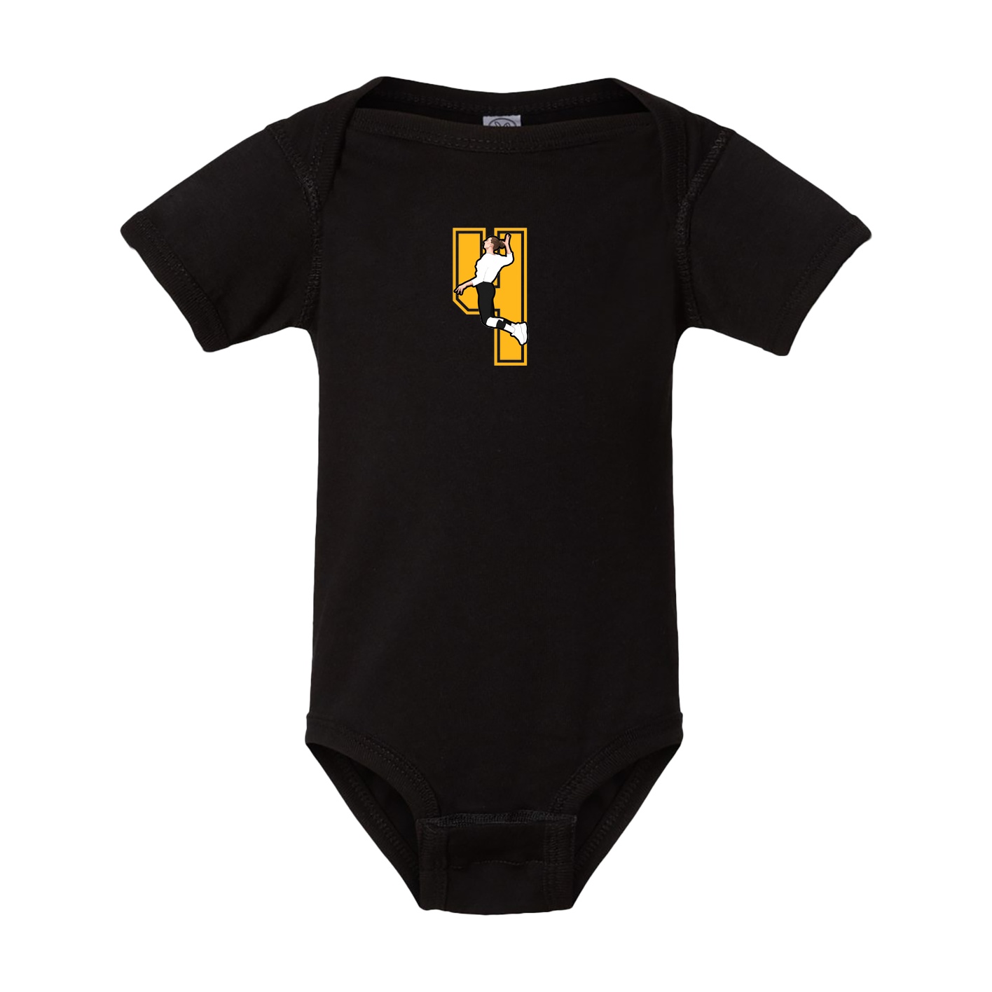 Baby Onesie — Number in Black