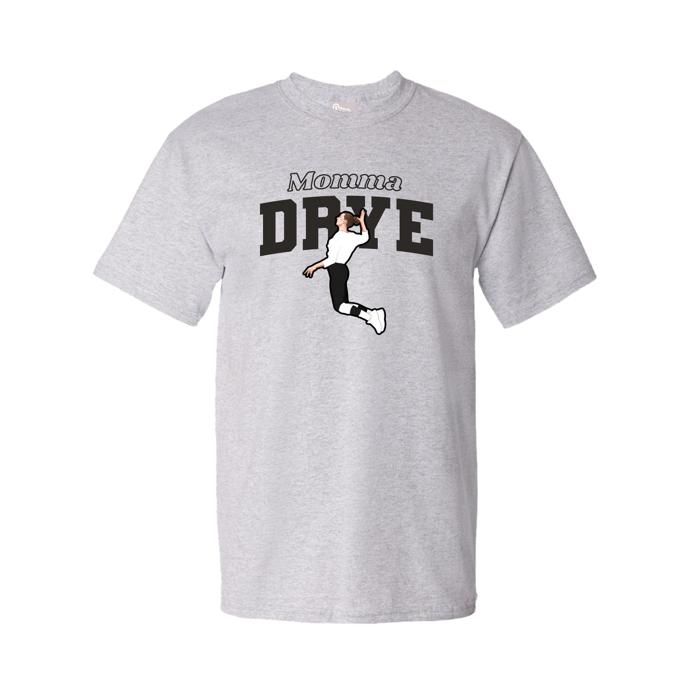 Youth Tee — Mothers Day Block in Grey