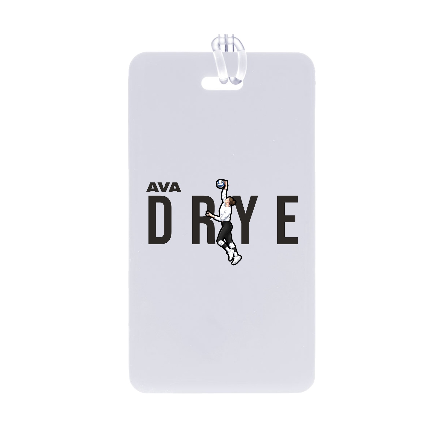 Bag Tag — Player Name in Classic