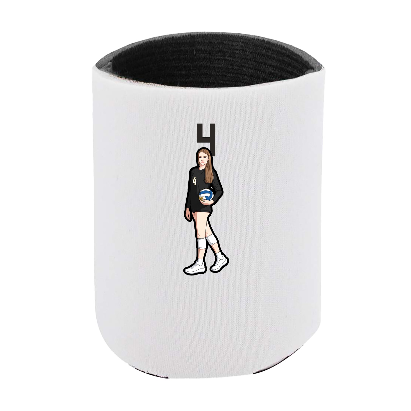 Can Holder — Number Top in White