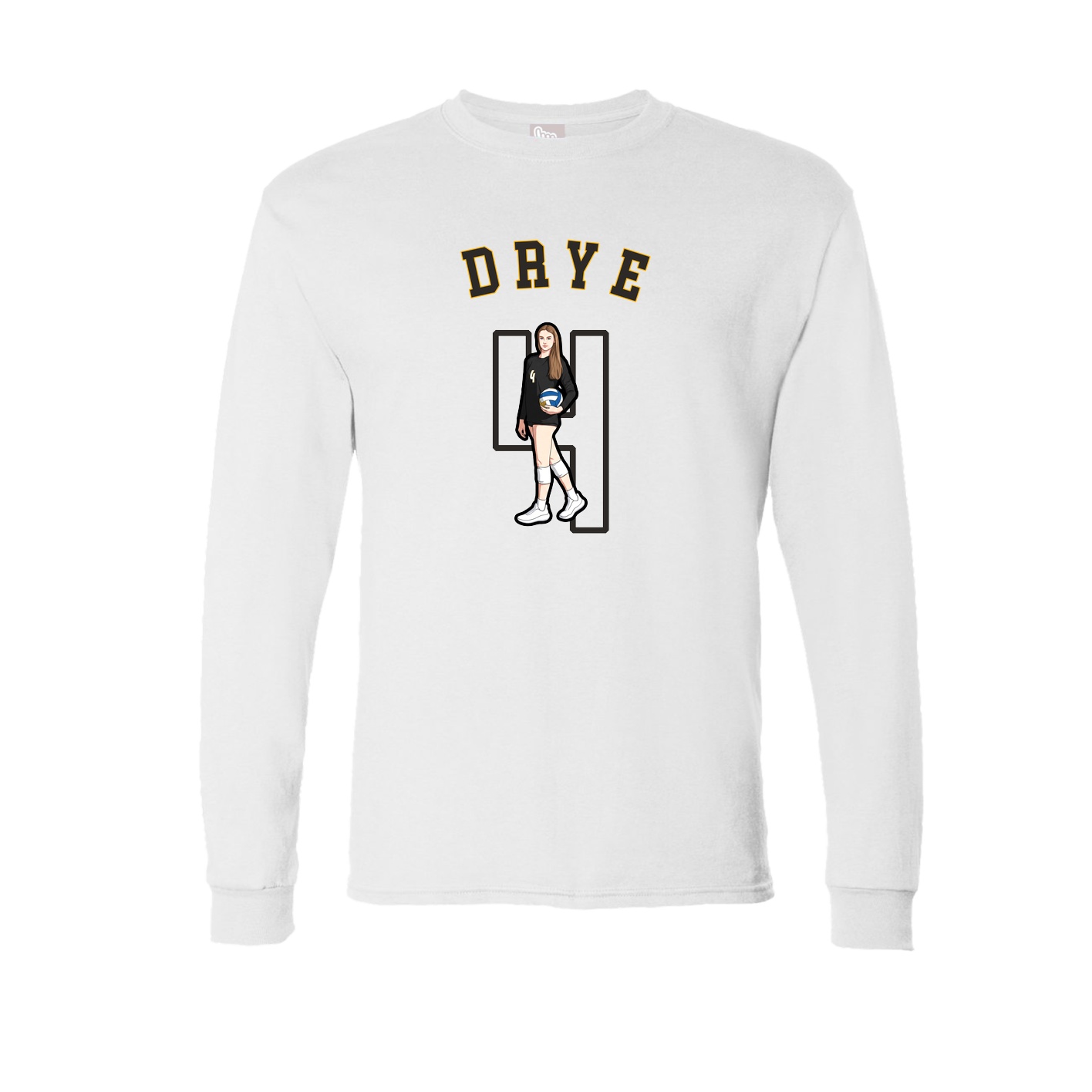 Long Sleeve Tee — Shirsey Arch in White