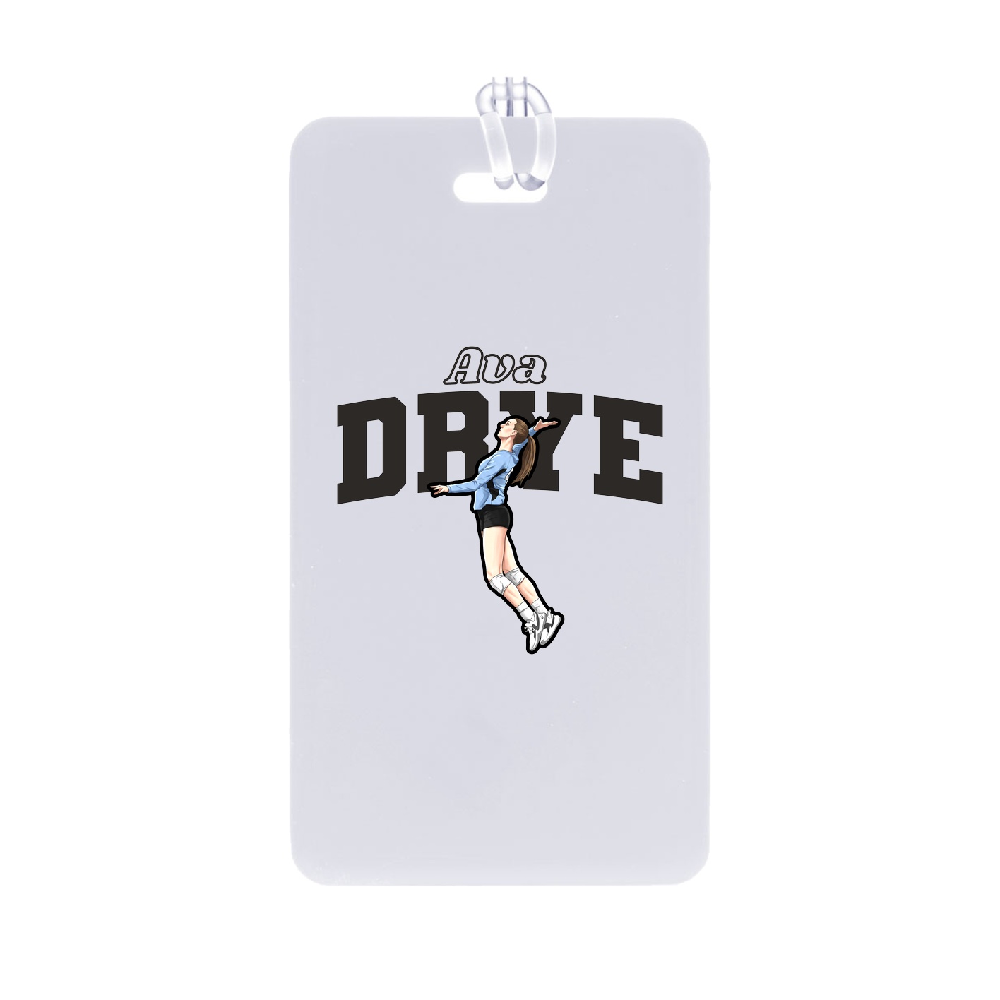 Bag Tag — Name Arch in Classic