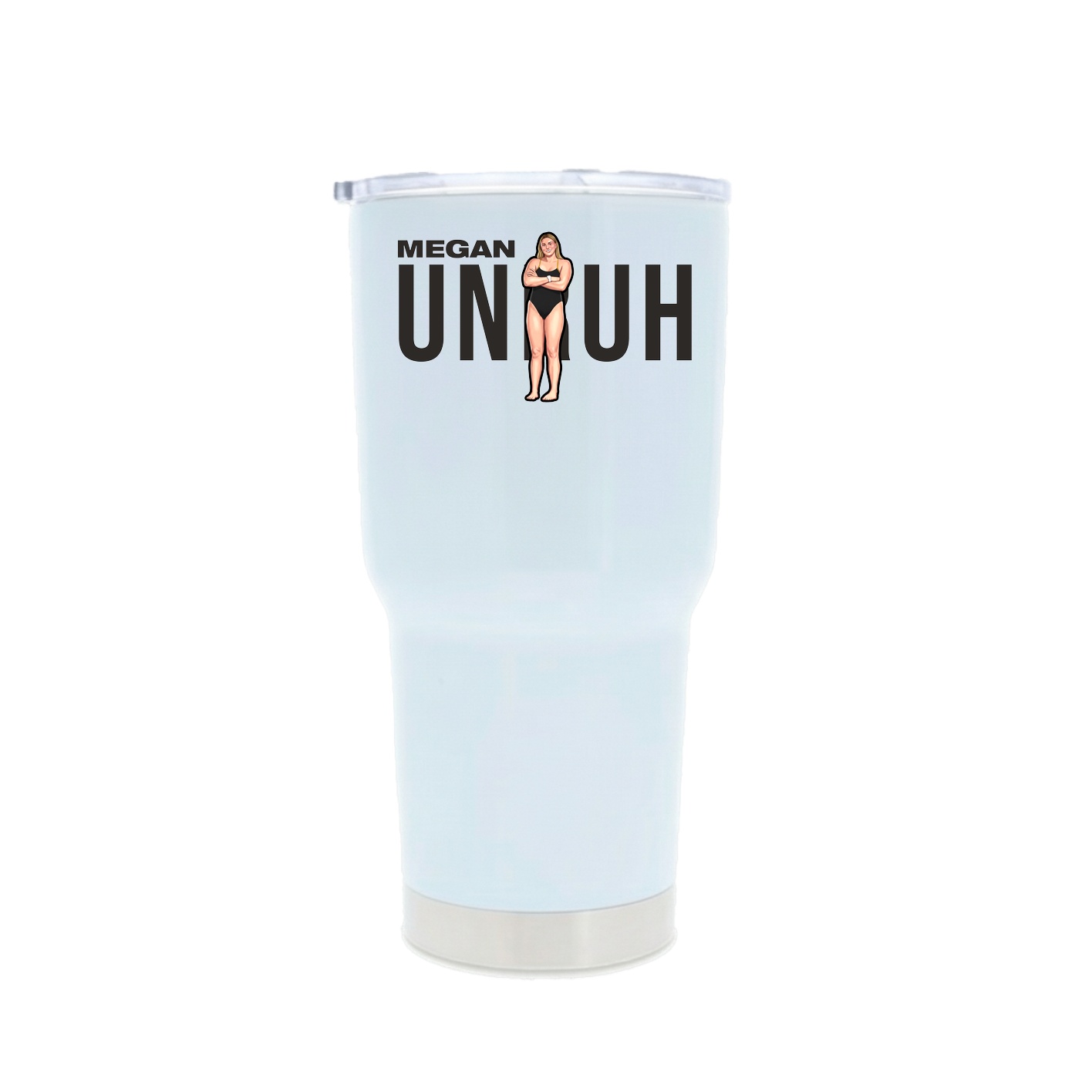 30oz Stainless Steel Tumbler — Player Name in White