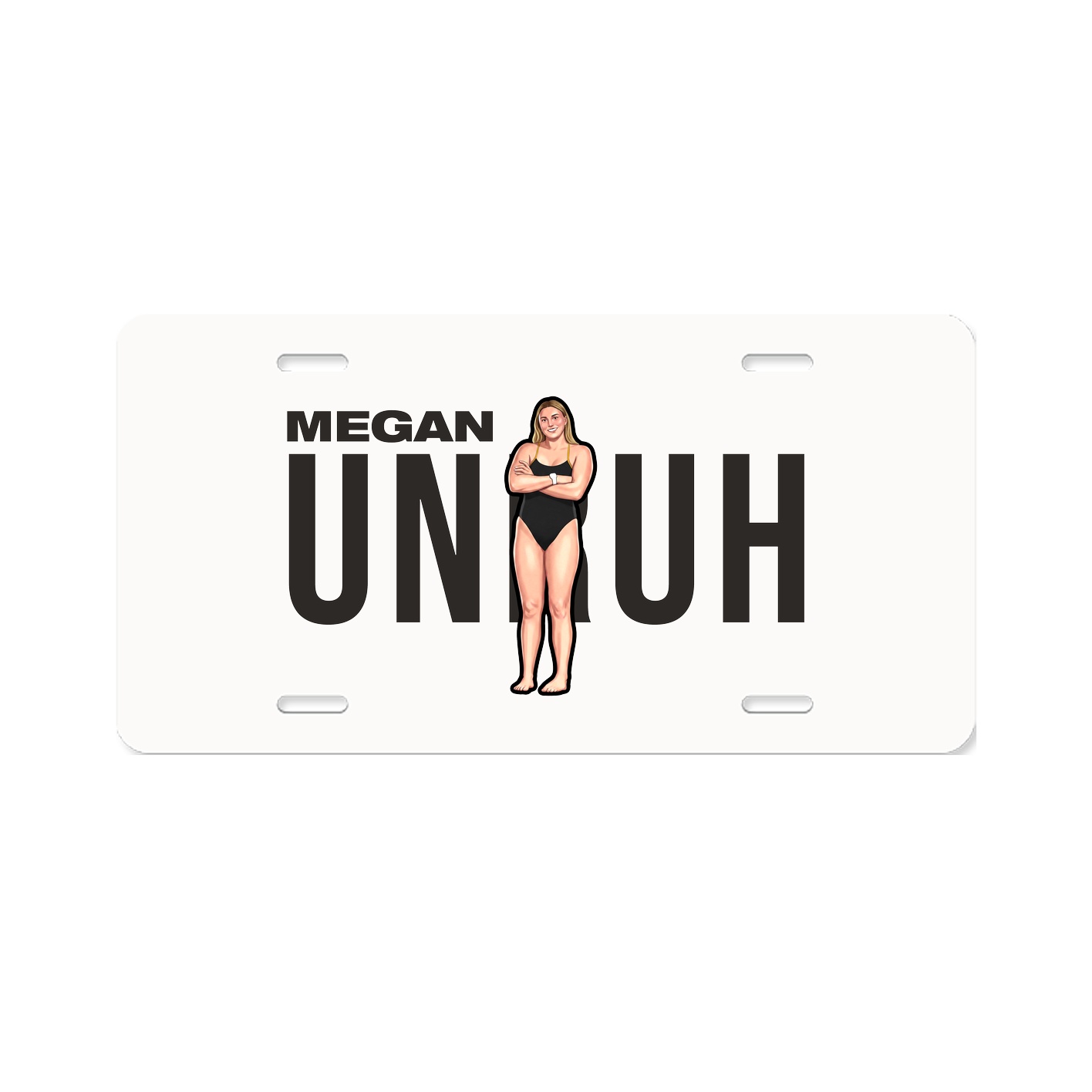 License Plate — Player Name in Classic