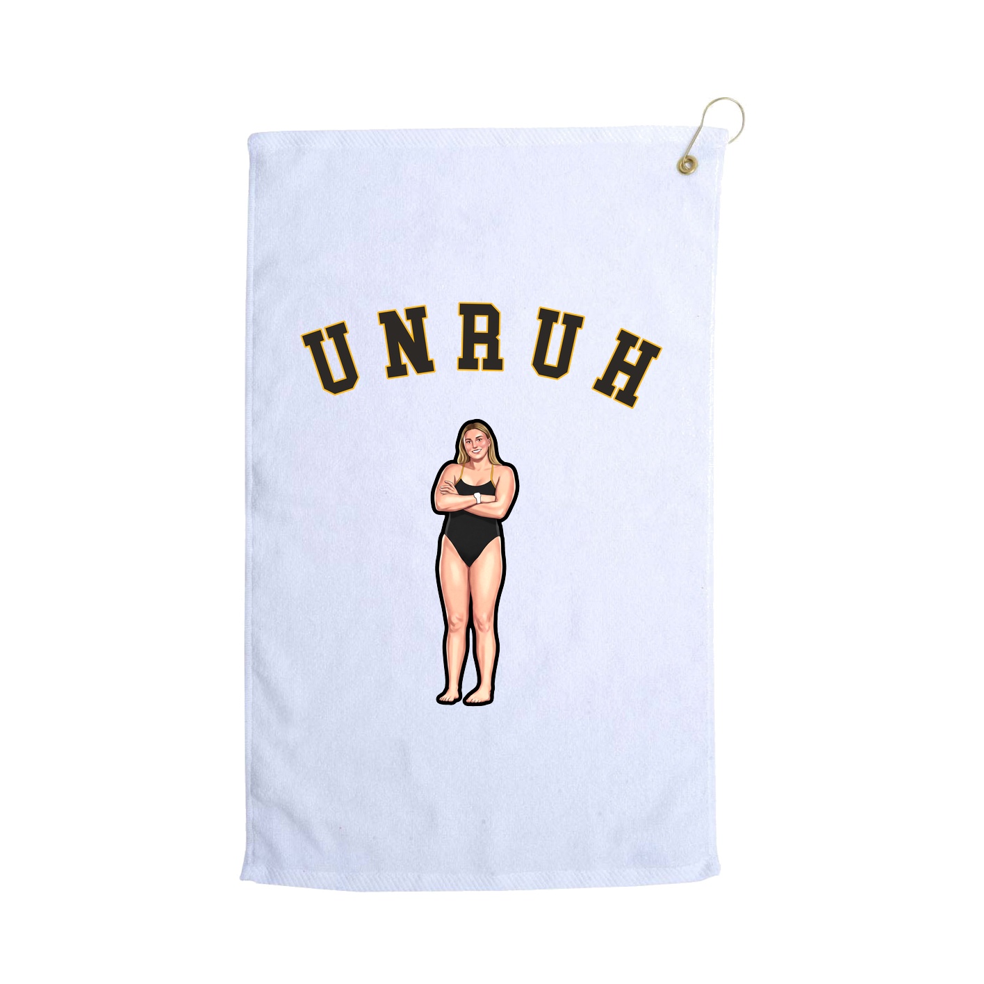 Golf Towel — Shirsey Arch in White