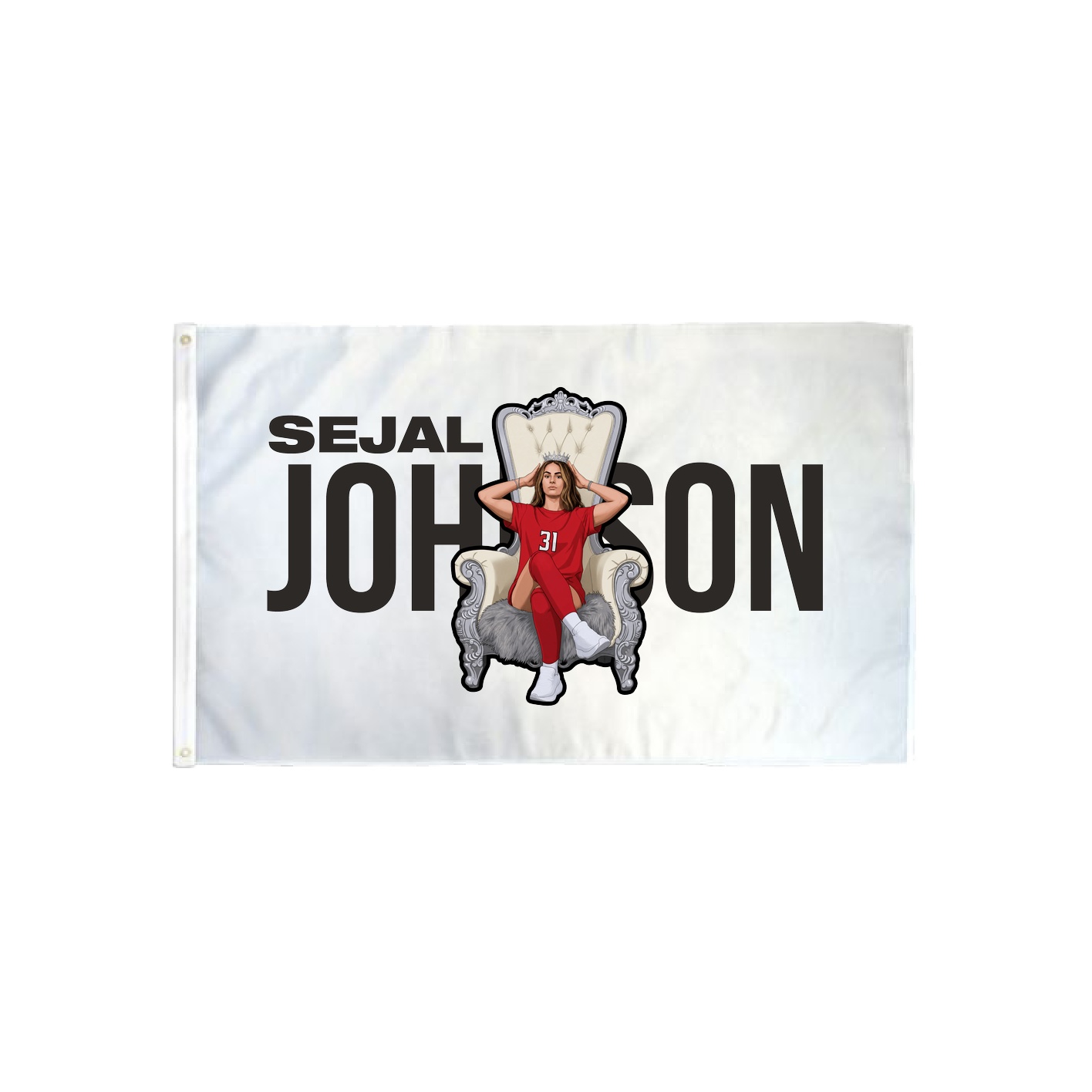 3x5 Flag — Player Name in Classic