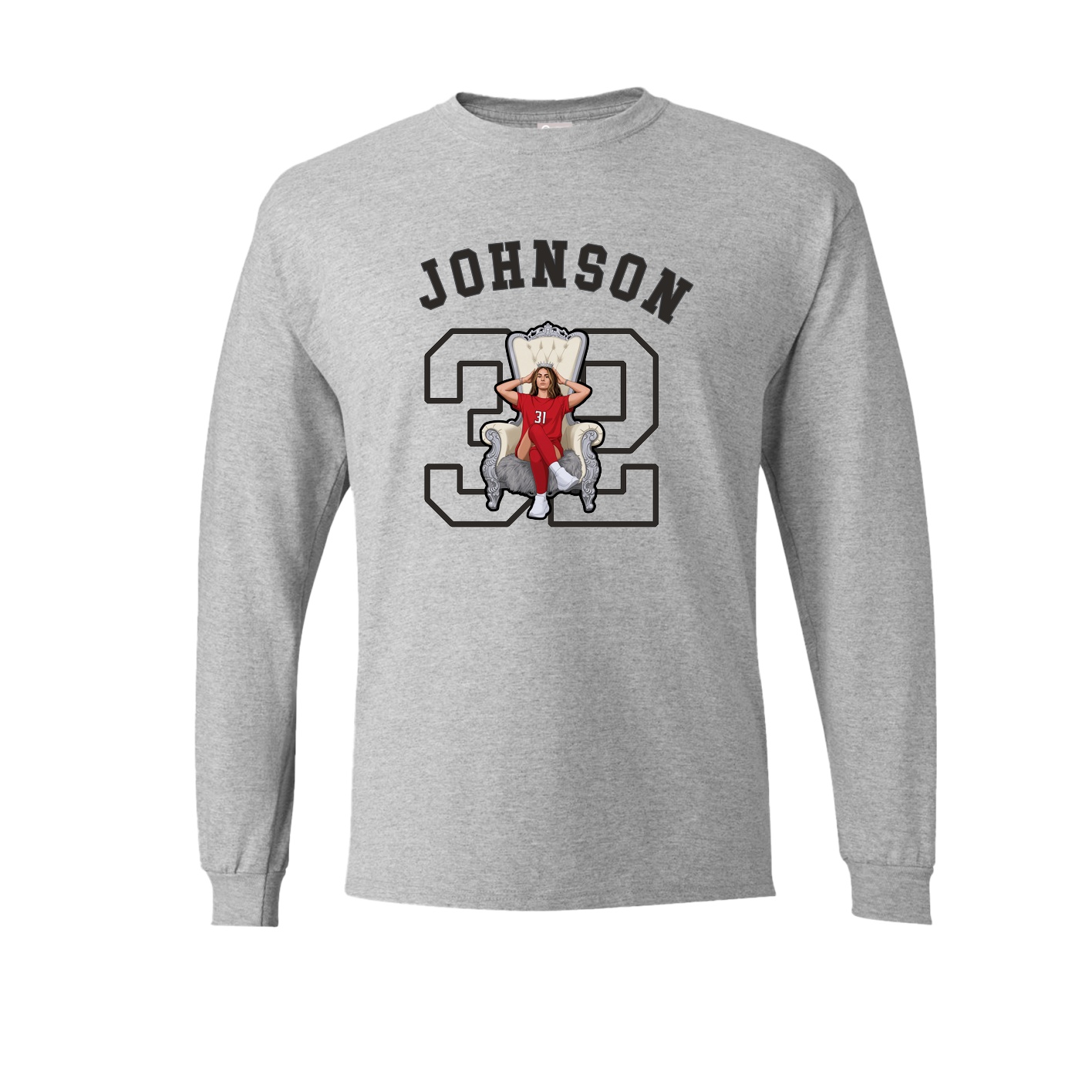Long Sleeve Tee — Shirsey Arch in Grey