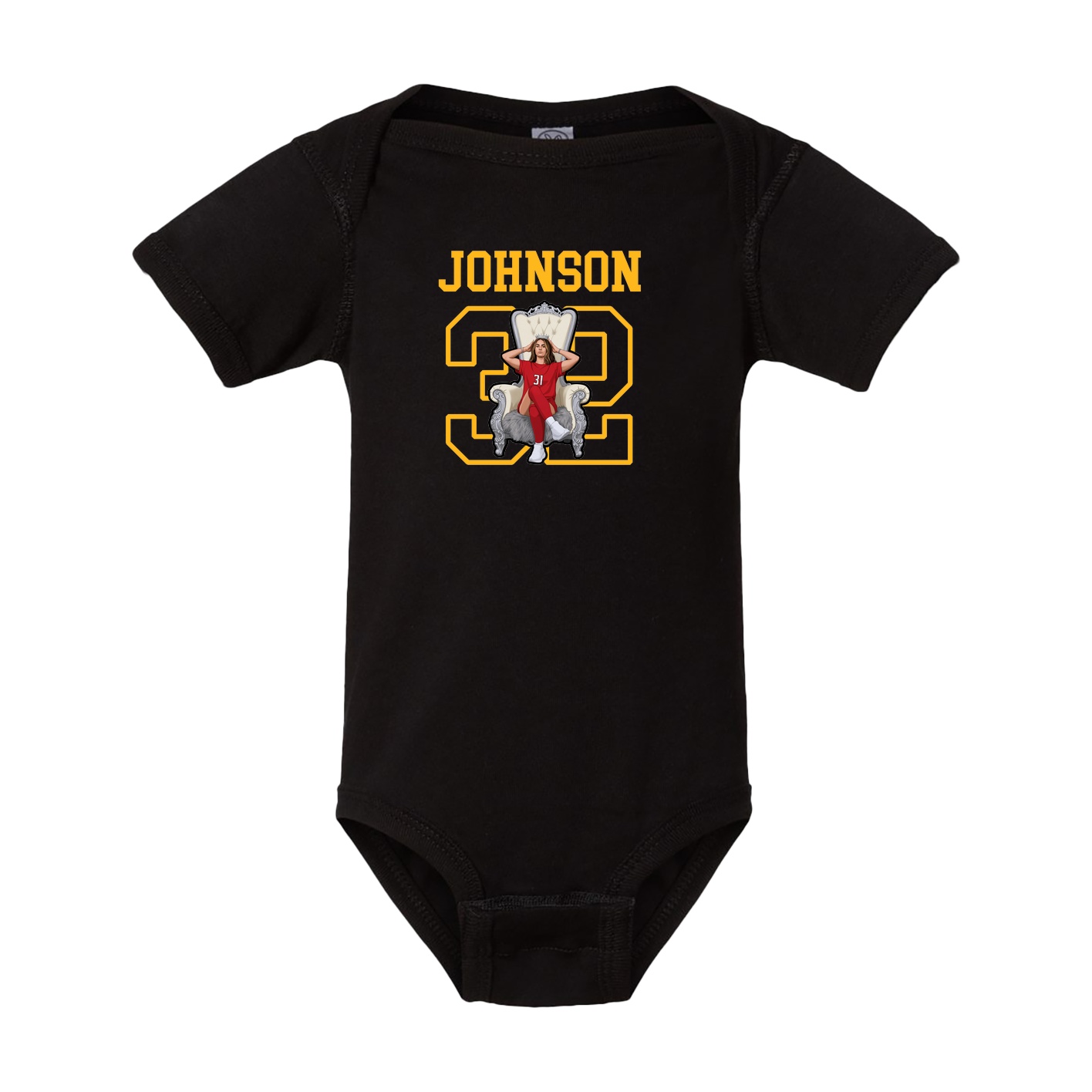 Baby Onesie — Shirsey in Black