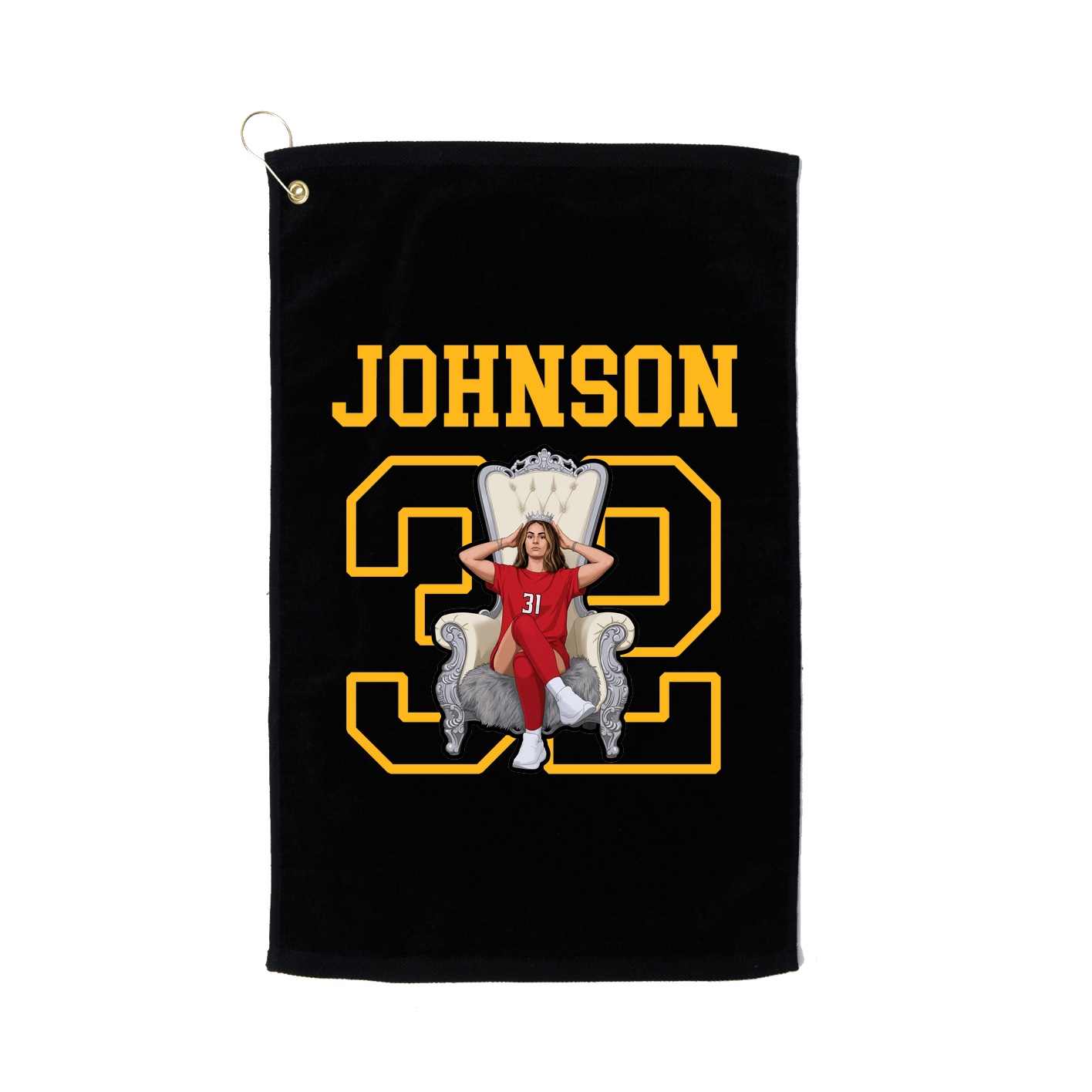 Golf Towel — Shirsey in Black