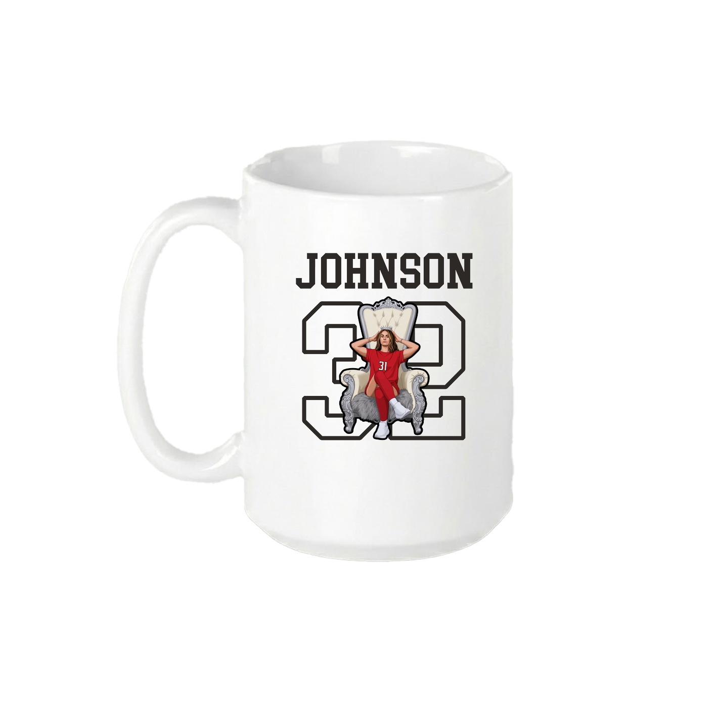 15oz Coffee Mug — Shirsey in White