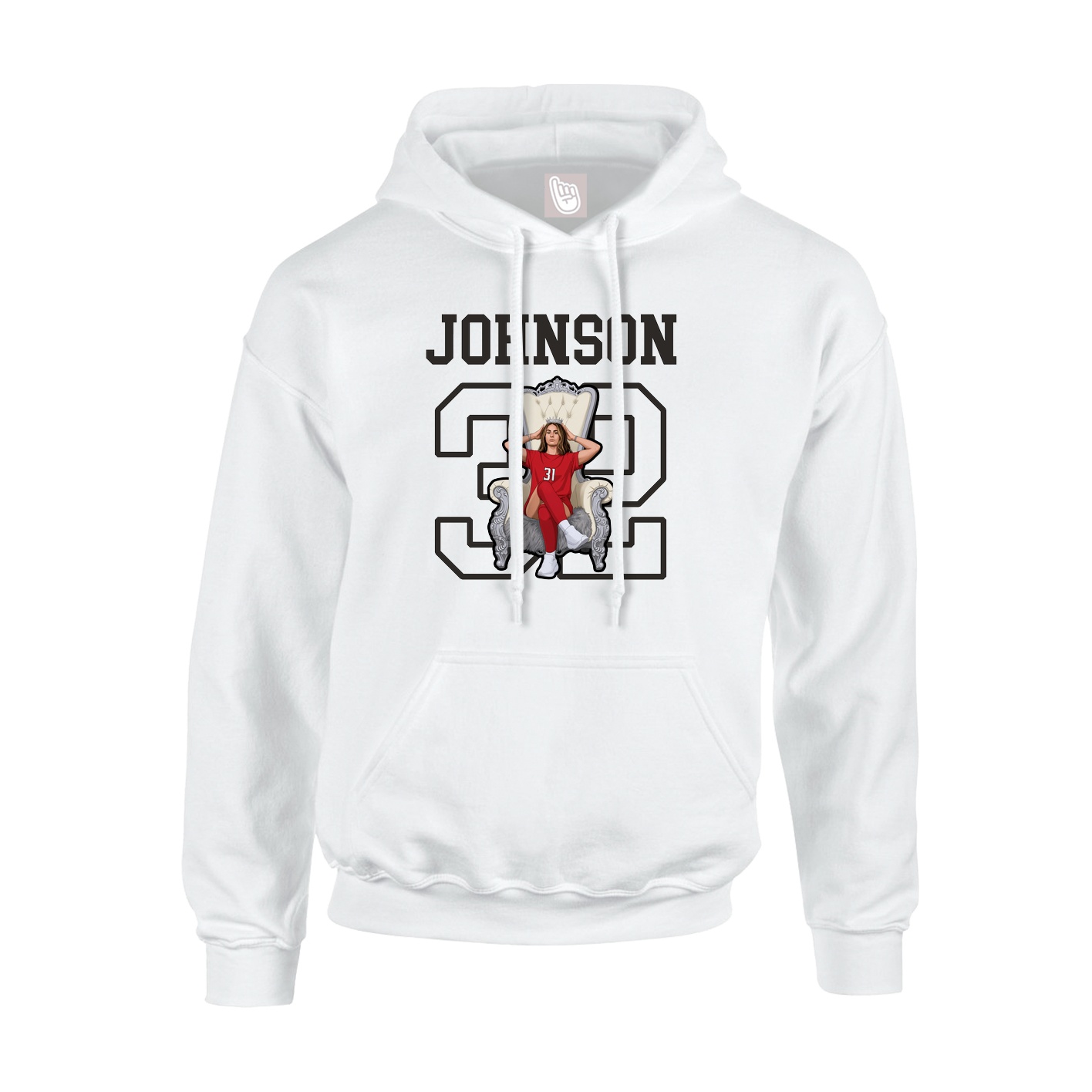 Youth Hoodie — Shirsey in White