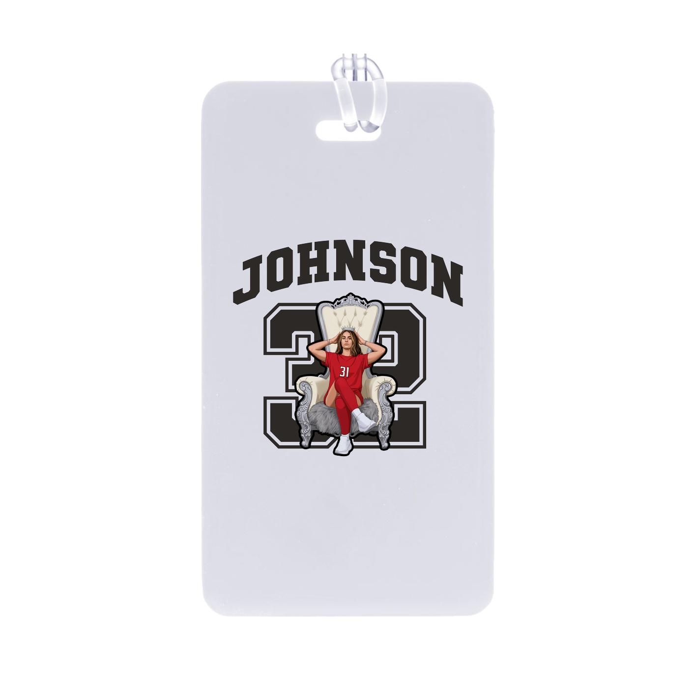 Bag Tag — Number in Classic