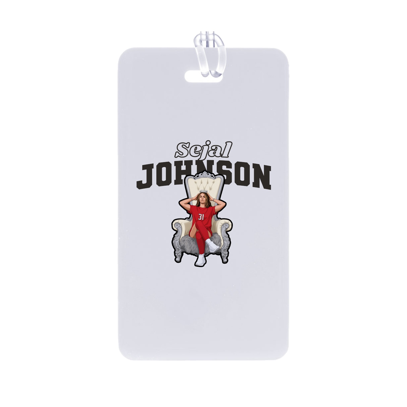 Bag Tag — Name Arch in Classic