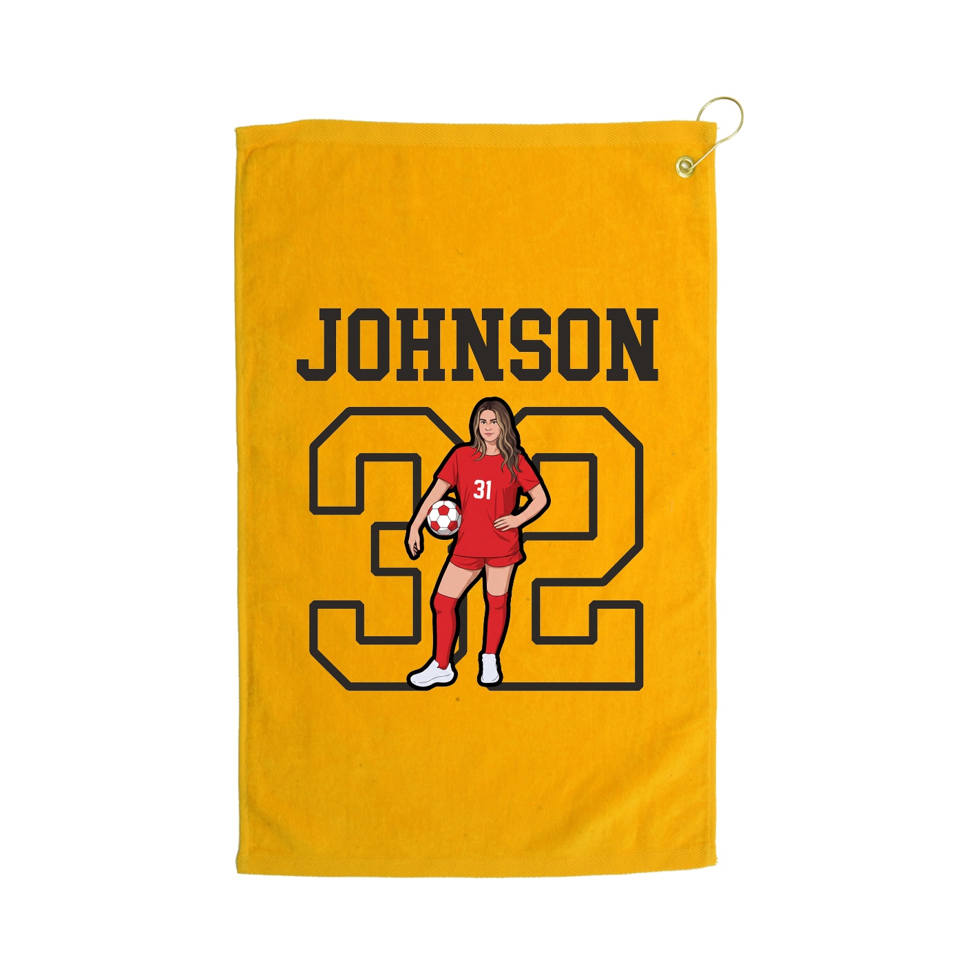 Golf Towel — Shirsey in Gold
