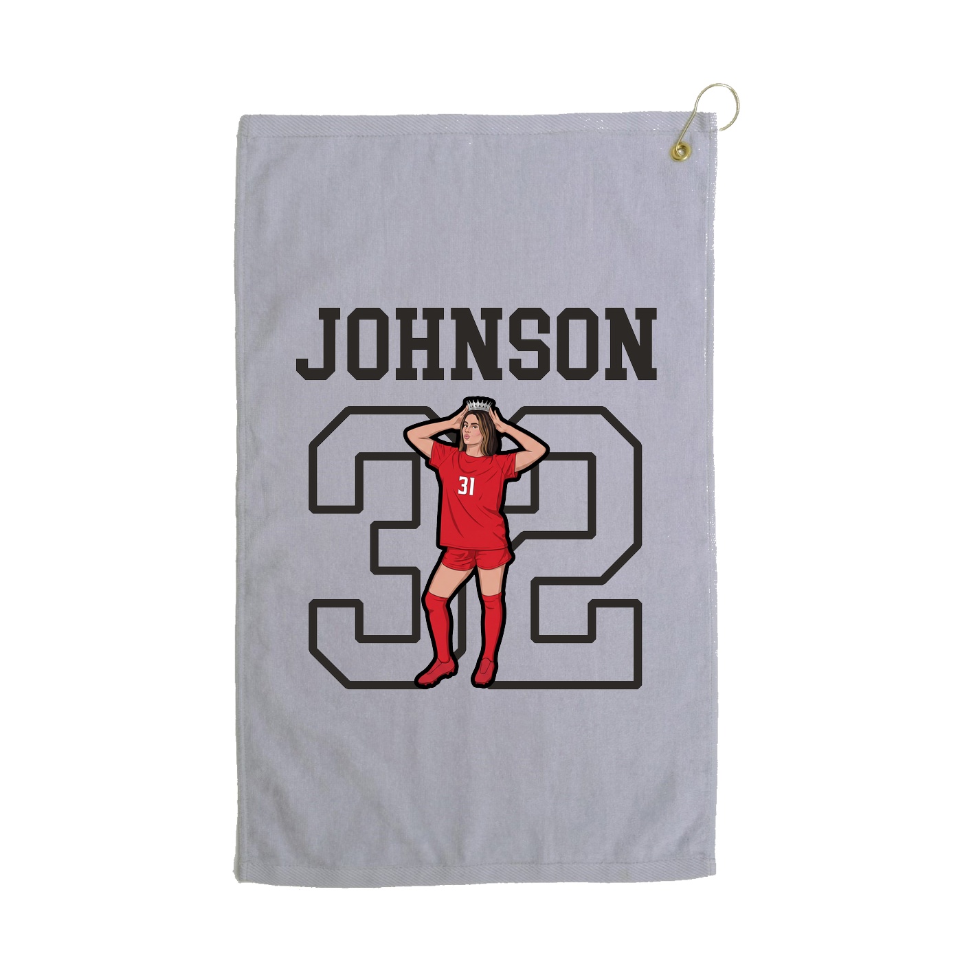 Golf Towel — Shirsey in Grey