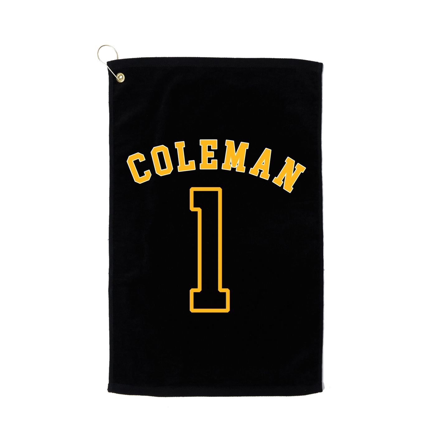 Golf Towel — Shirsey Arch in Black