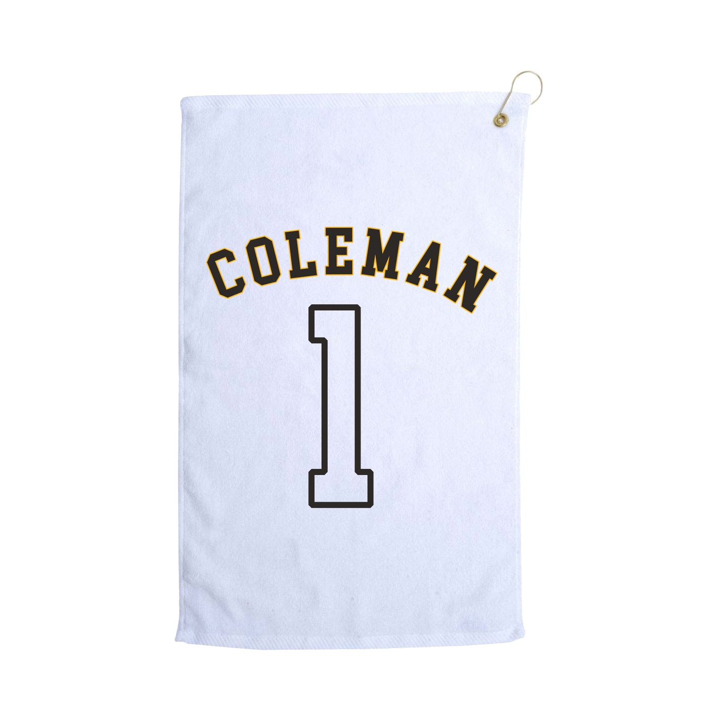 Golf Towel — Shirsey Arch in White