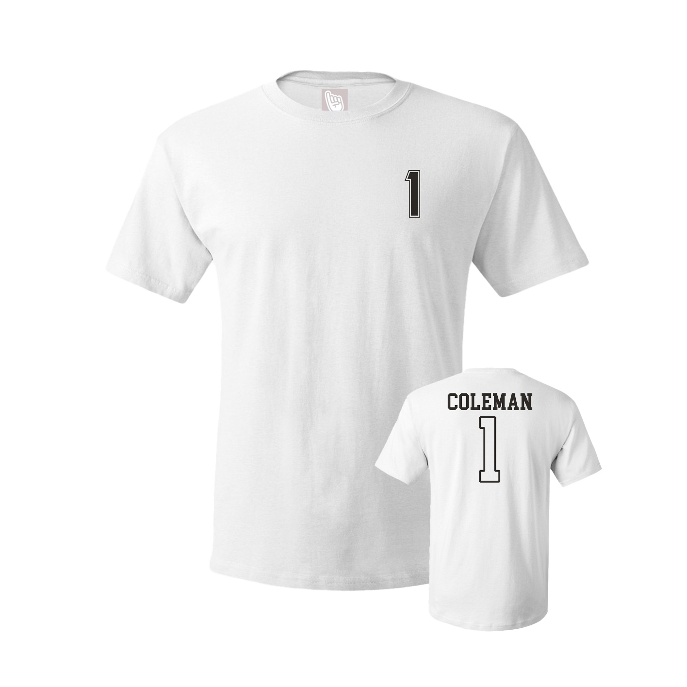 Youth Tee — Chest Back in White