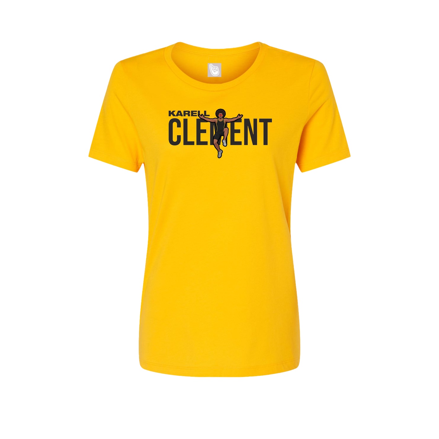 Womens Tee — Player Name in Gold
