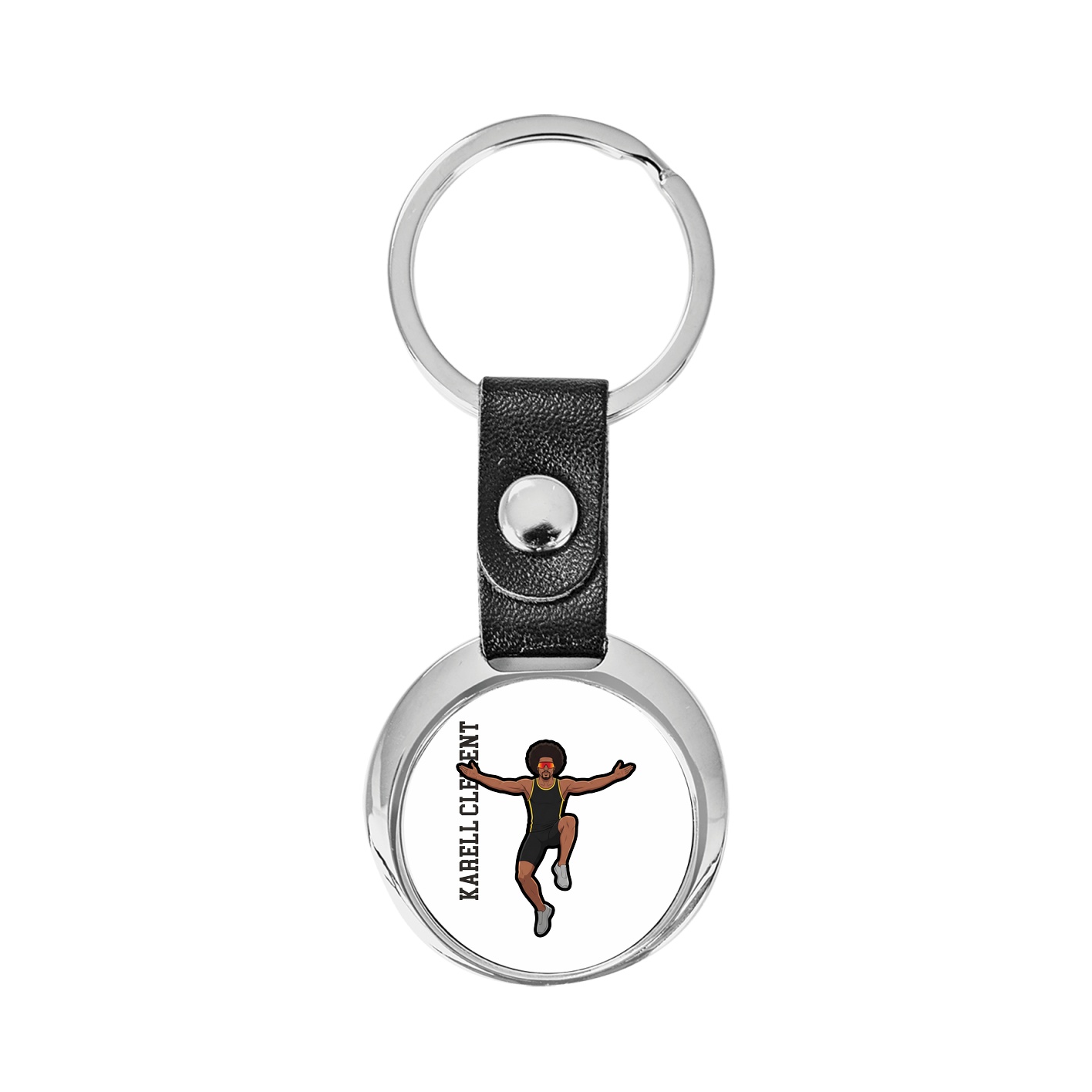 Key Chain — Name Vertical in Classic